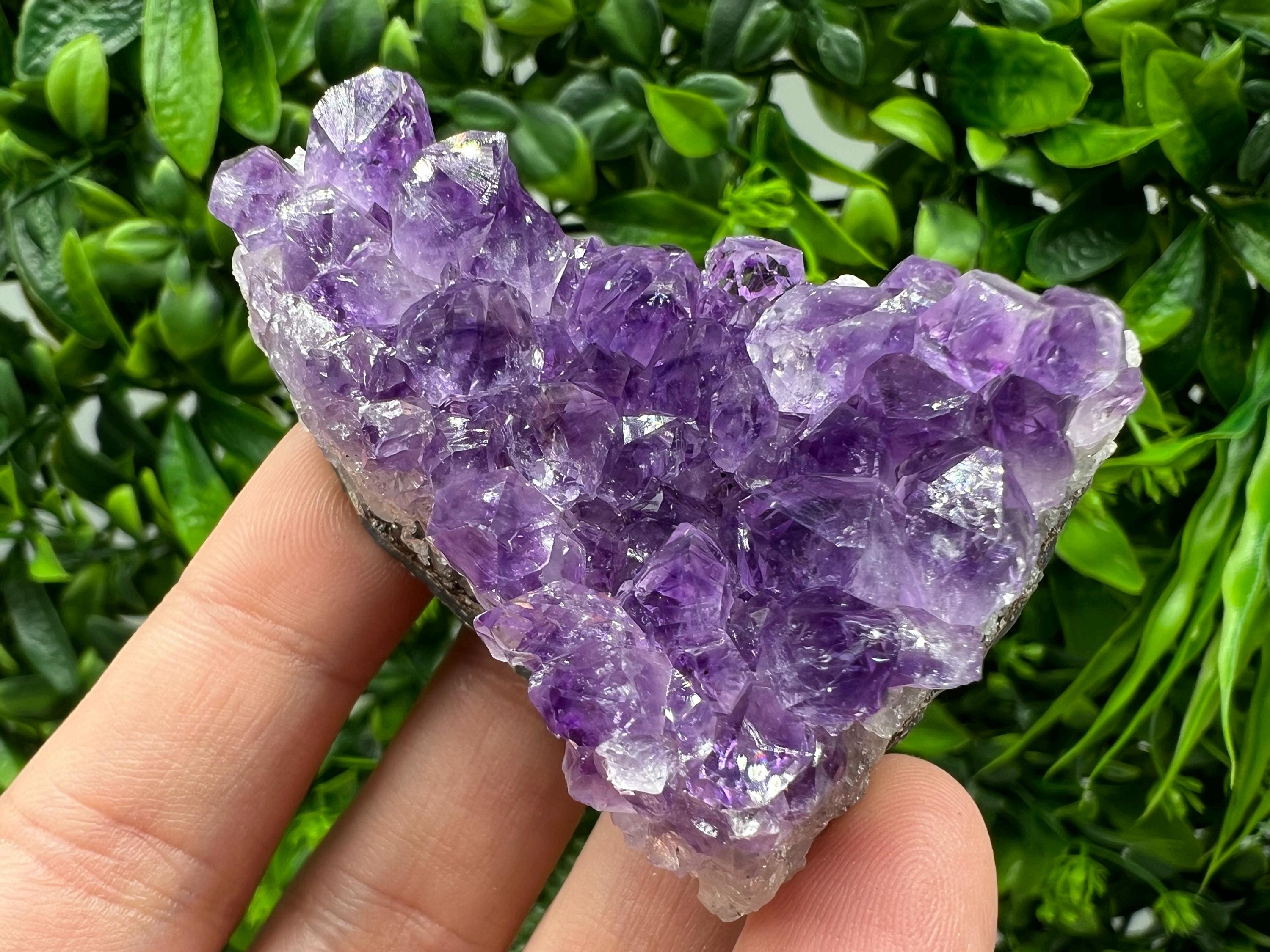 Natural Purple Amethyst Crystal Cluster from Uruguay, Home Decor, Energy Crystal