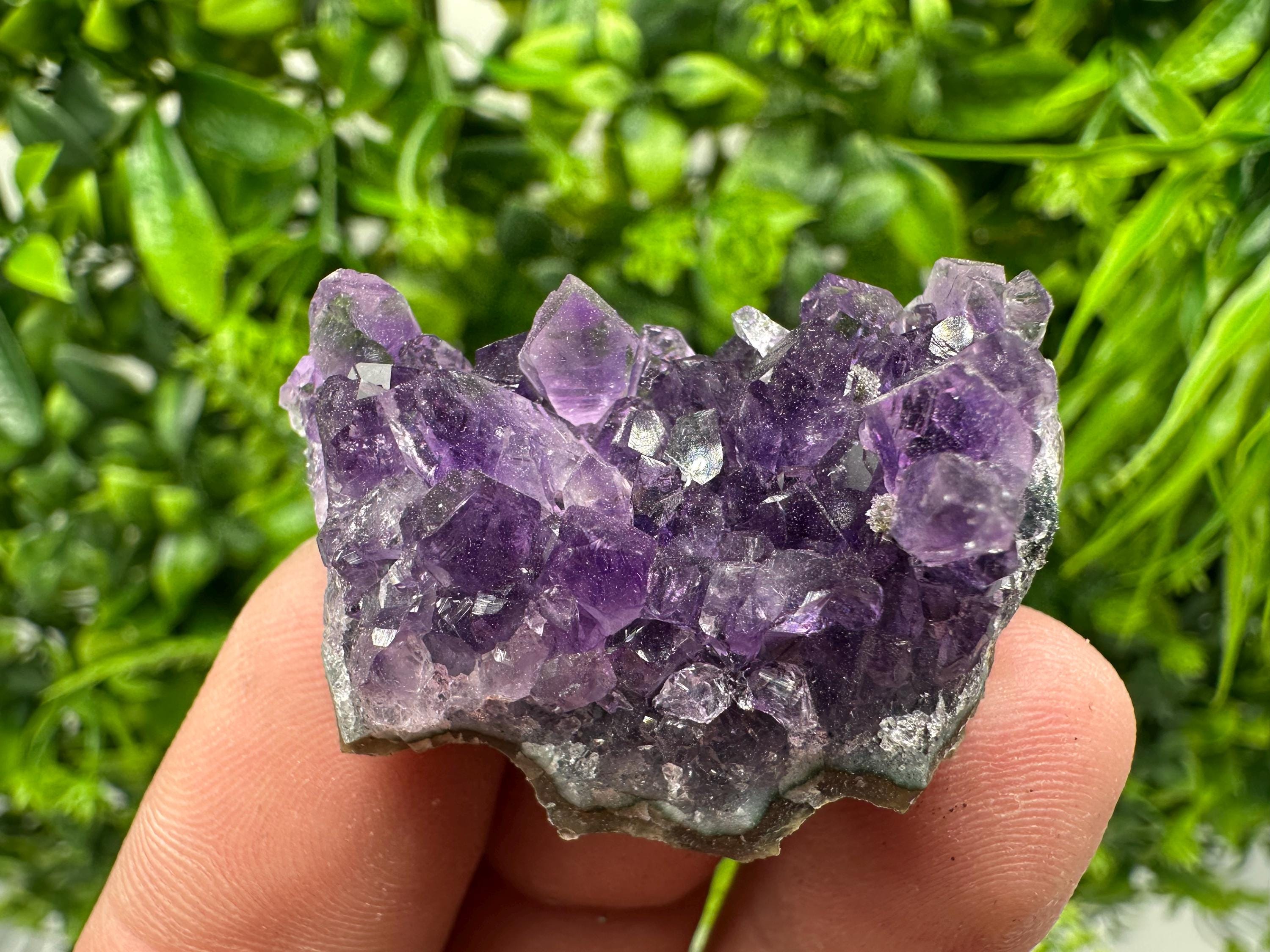 Uruguay Amethyst Crystal: Purple Quartz Cluster, Home Decor