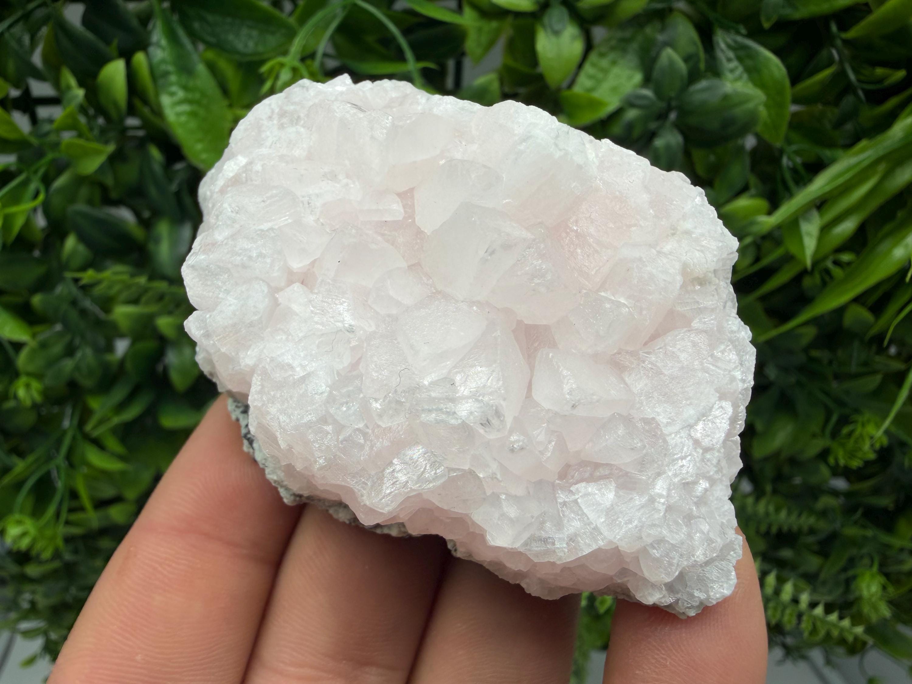 Incredible UV reaction Mangano Calcite, natural minerals souvenir crystal,collection stone Home decor minerals gift Androvo mine Bulgaria
