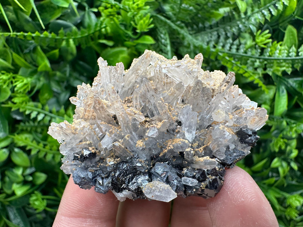 Quartz, Dolomite, Sphalerite & Galena Specimen from Bulgaria