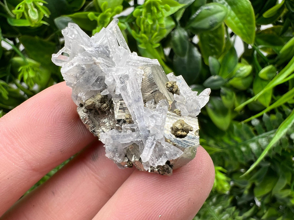 Wonderful Rainbow Pyrite whit Quartz,natural minerals souvenir Crystal,collection stone,rare minerals,home decor,Borieva Bulgaria