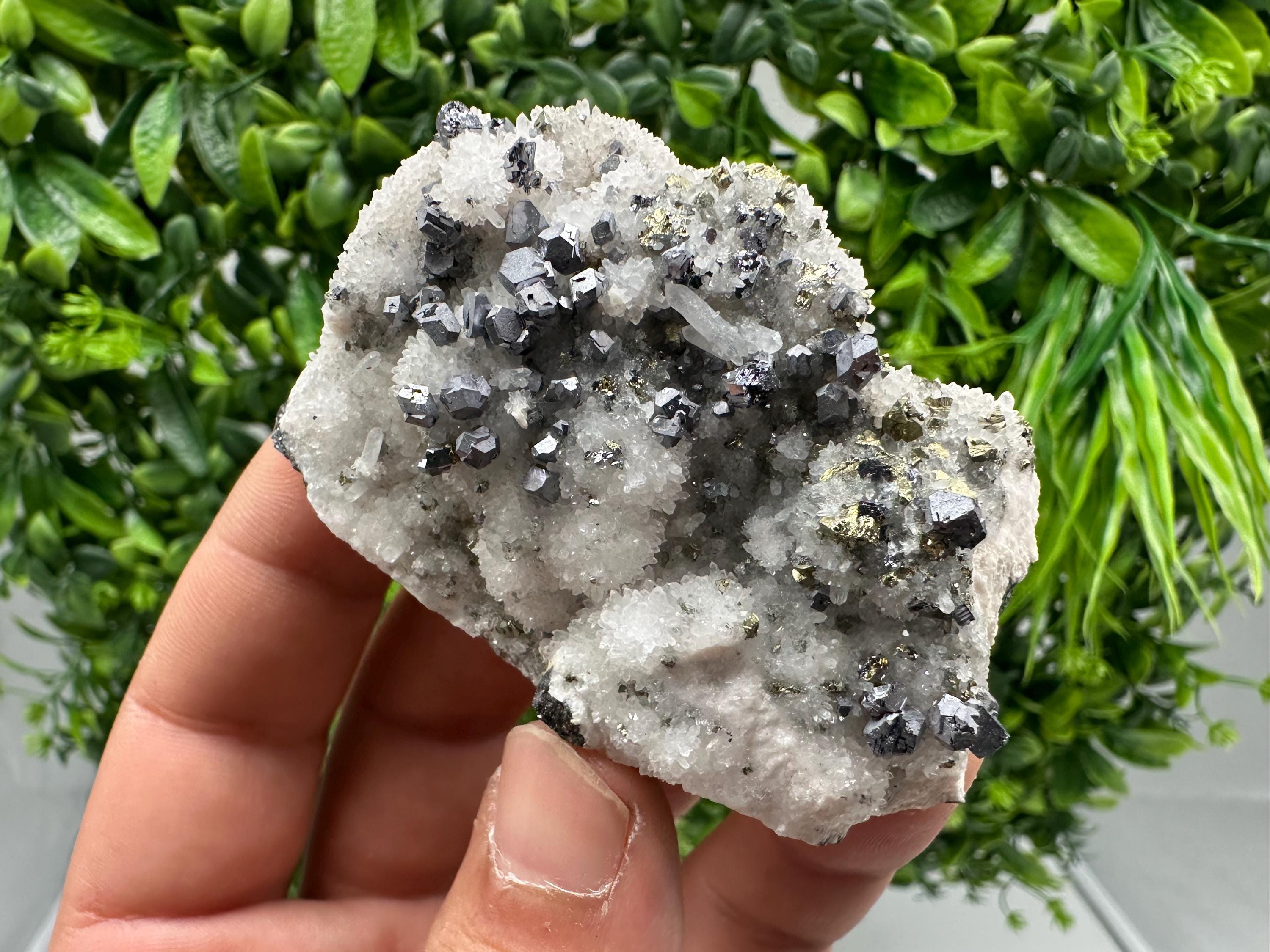 Rare,collection Galena on Chalcedony from Krushev dol mine,Madan,Bulgaria,Natural mineral specimen,geology,crystal,home decor,gift