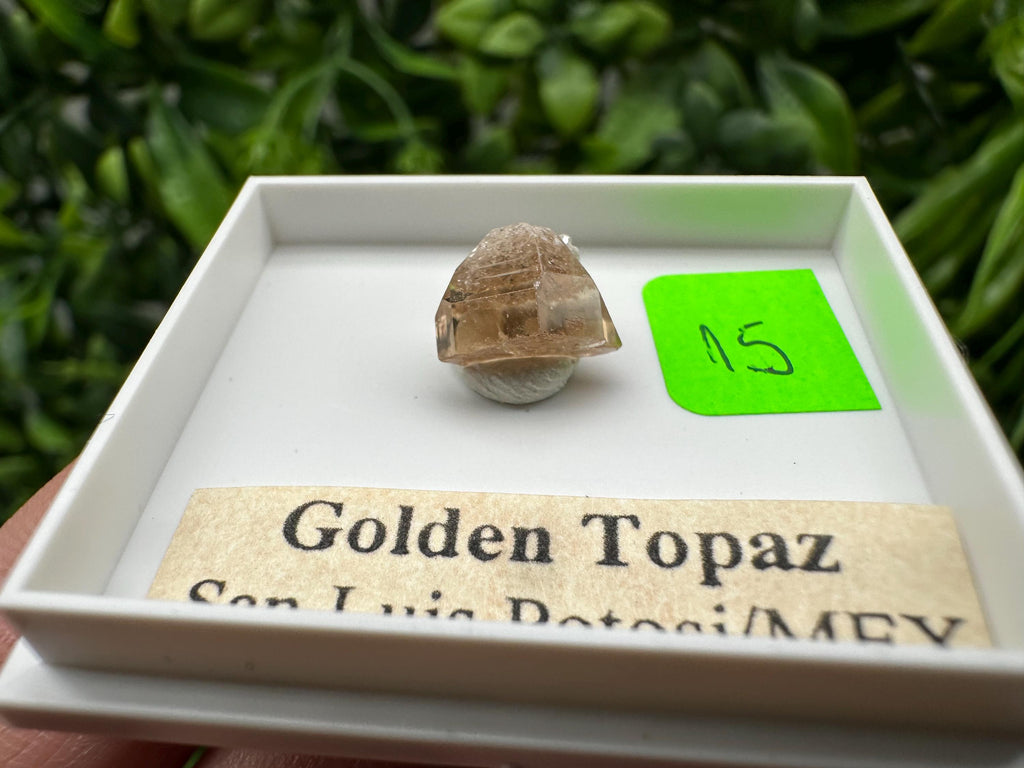 Golden Topaz Crystal, Mineral Specimen from Mexico