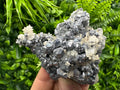 Galena Spinel with Quartz, Calcite, Borieva Mine Mineral Specimen