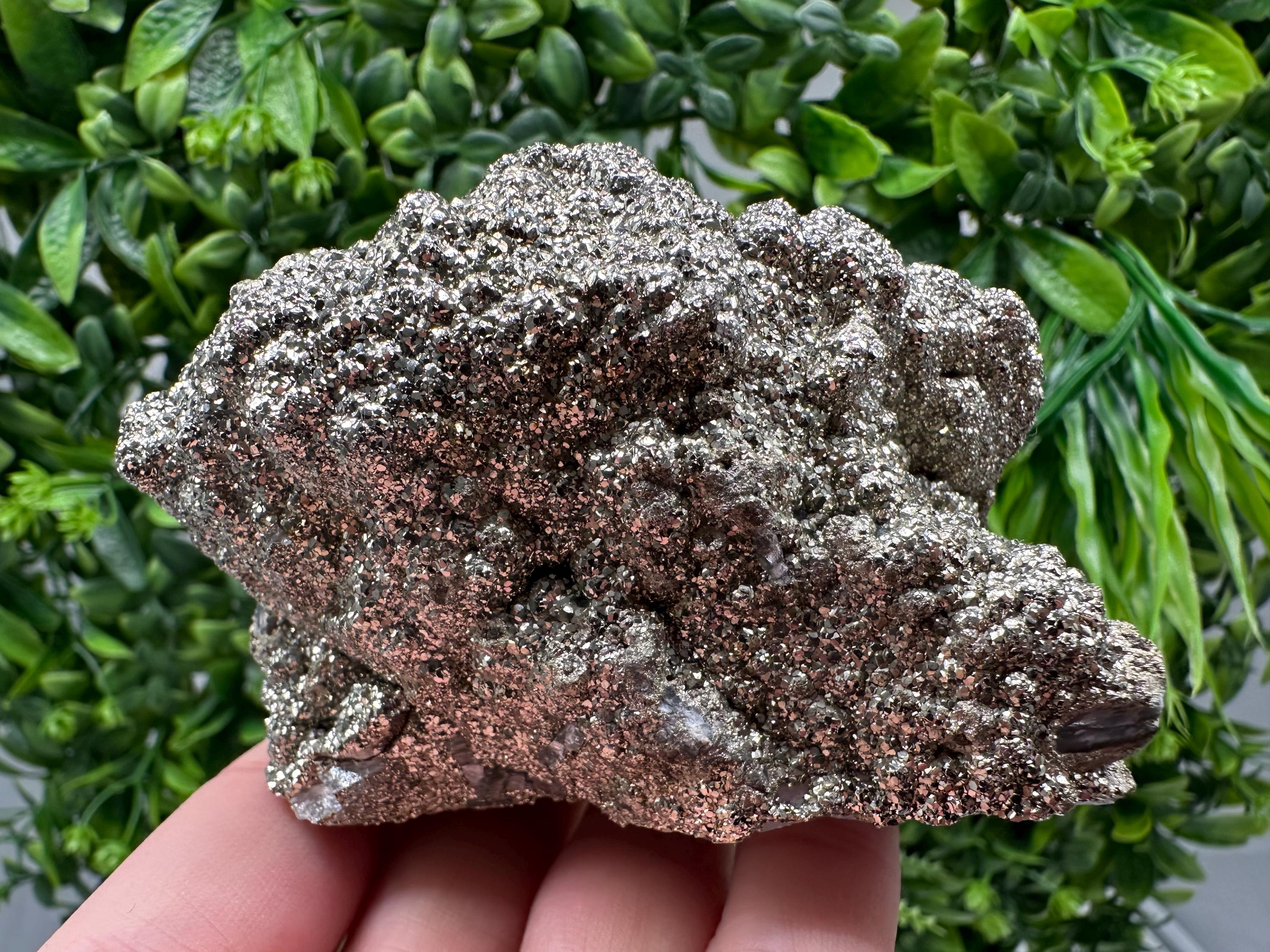 Marcasite Cluster on Chalcedony, Bulgaria Mineral Specimen