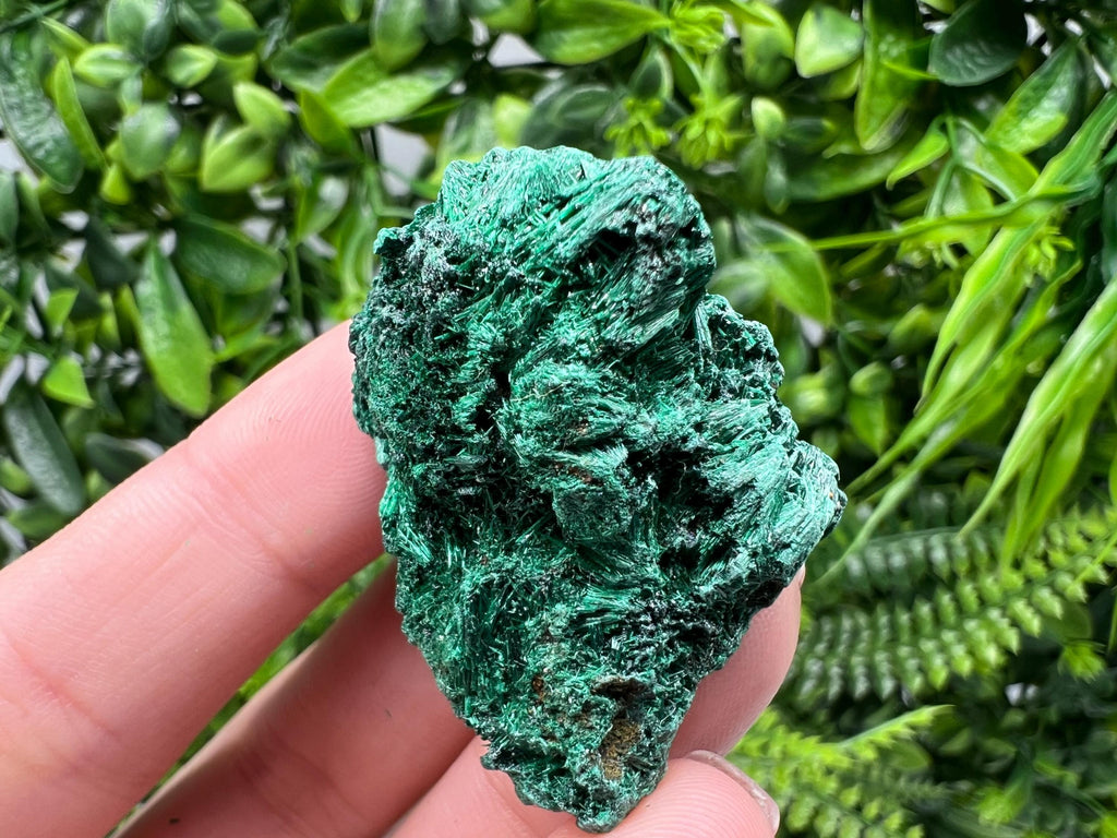 Green Polished Malachite Crystal, Congo Minerals, Chakra Stone