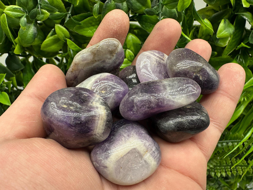 Amethyst Tumbled Stone: Healing Crystal, Zodiac Gemstone