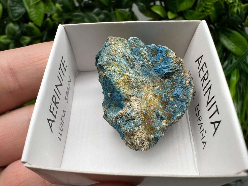Rare Raw Aerinite Crystal, Mineral Specimen from Lleida, Spain