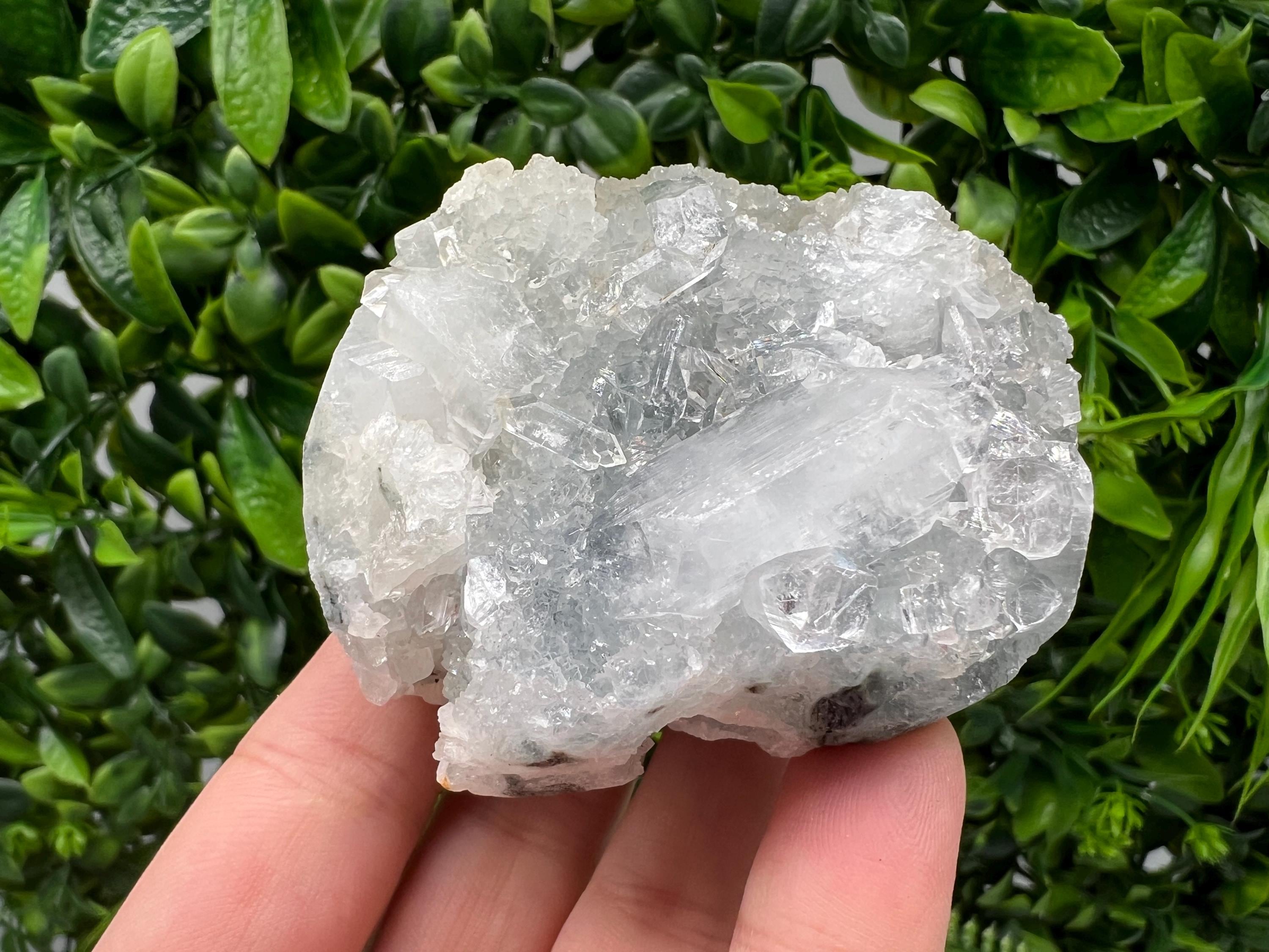 STUNNING Transparent Apophyllite on Chalcedony,natural, collection minerals specimen,India Minerals,Crystal, Stone Mineral Specimens India
