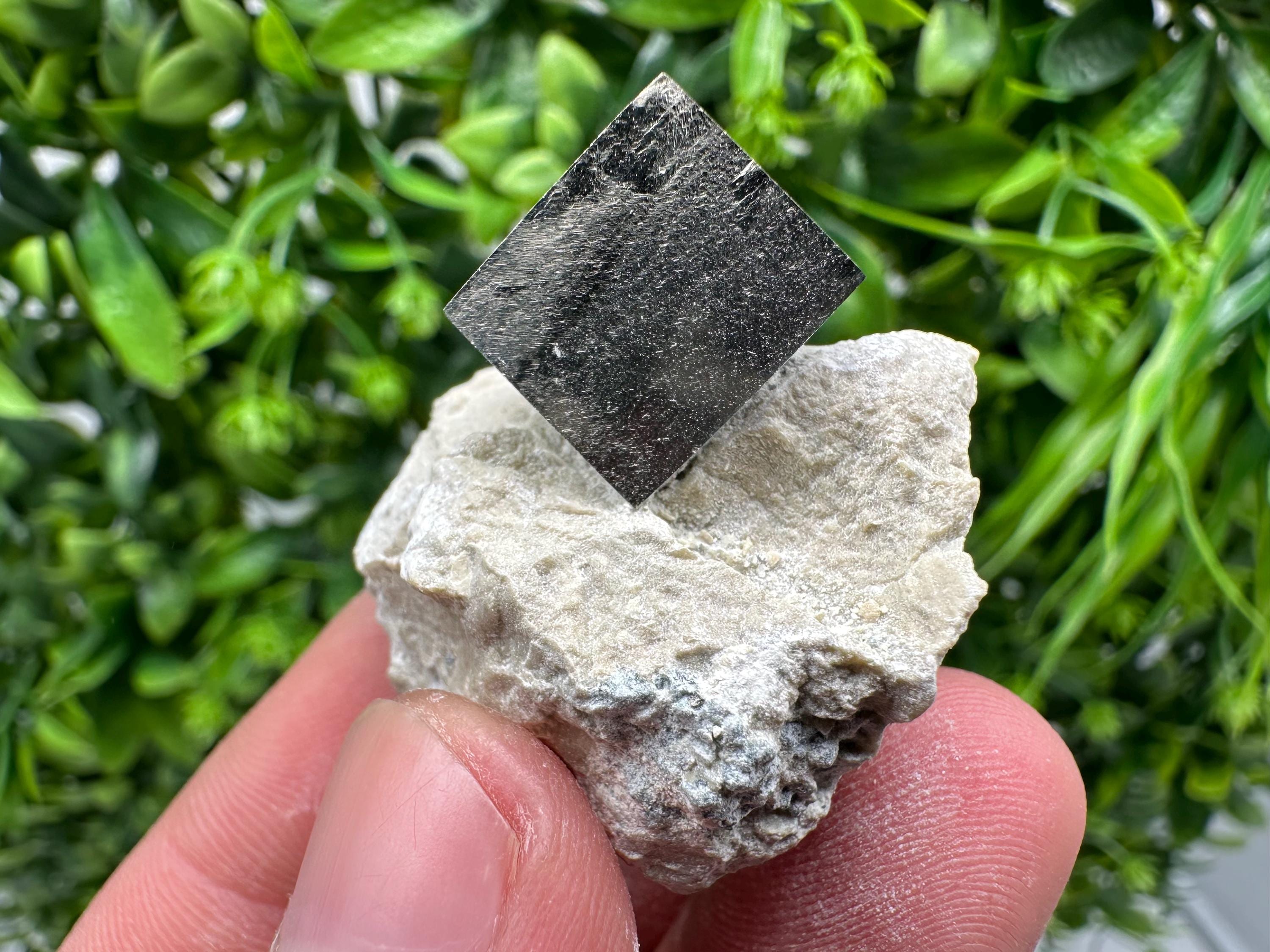 Large Pyrite Cube on Matrix, Navajun Spain, Home Decor Stone