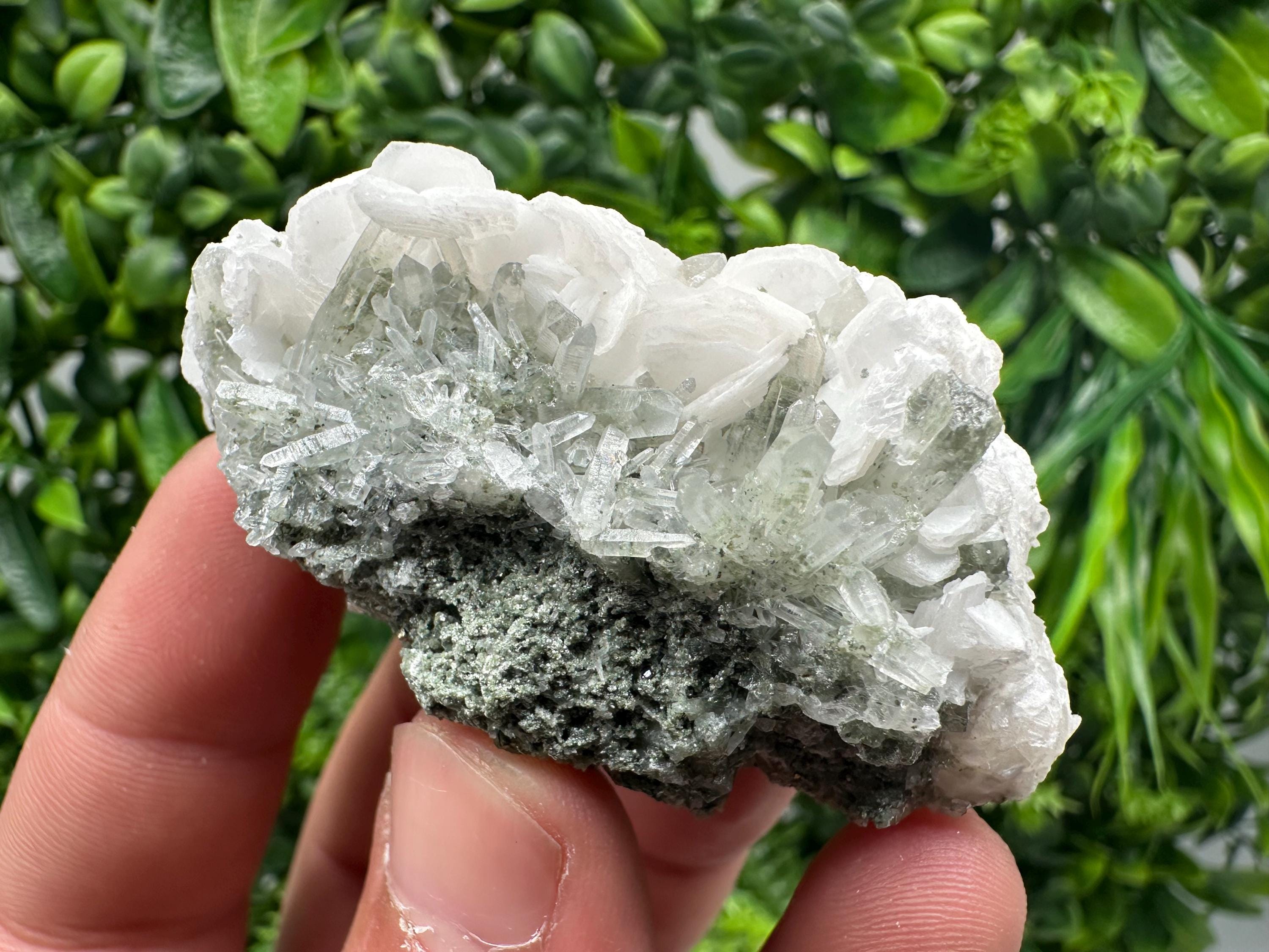 Calcite with Quartz: Natural Mineral Souvenir, Borieva Bulgaria