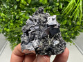 Sphalerite Galena Crystal Cluster with Quartz, Epidote & Chlorite