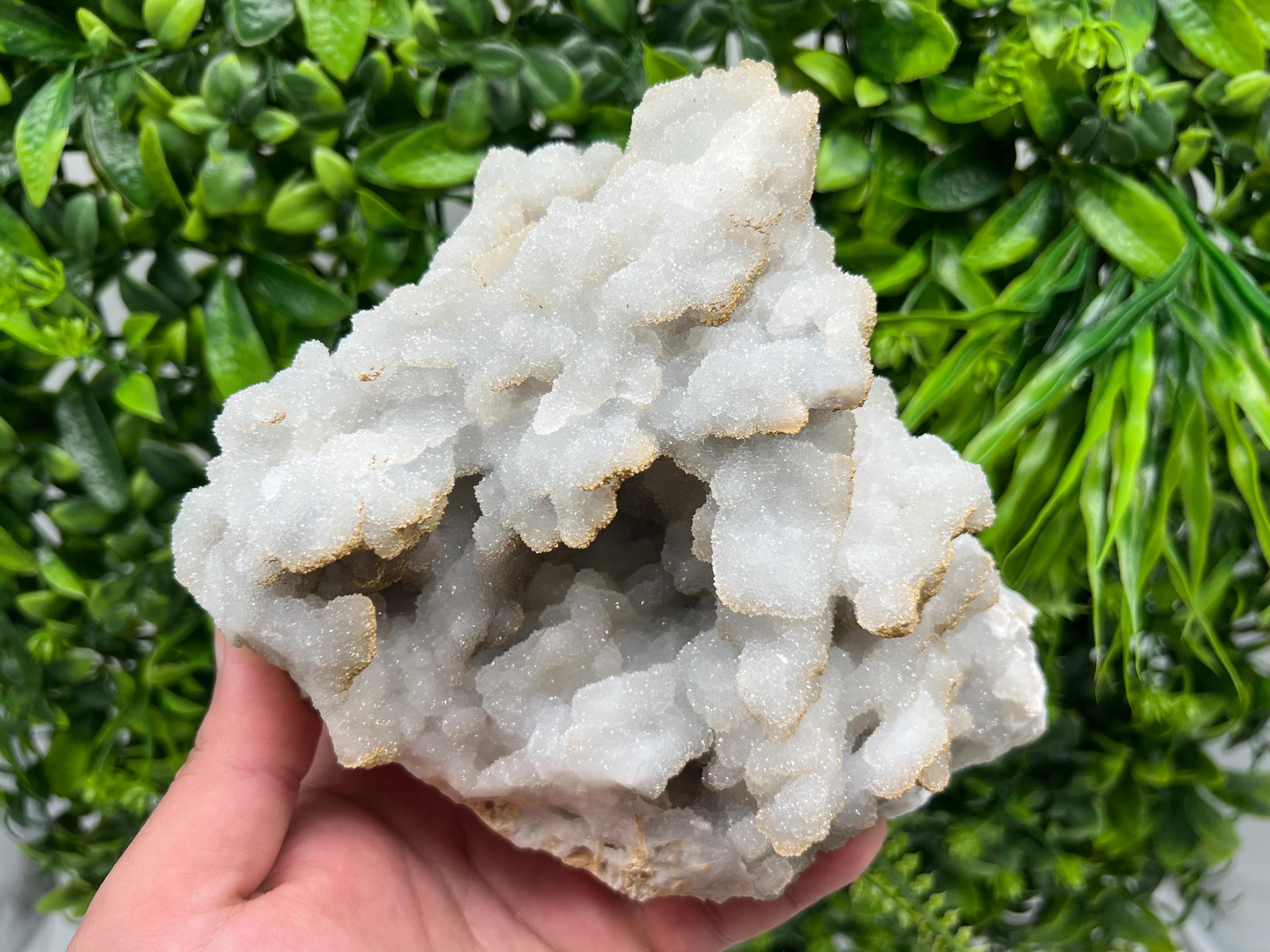 Quartz Chalcedony with Chlorite Inclusions: Deep Blue Mineral Decor