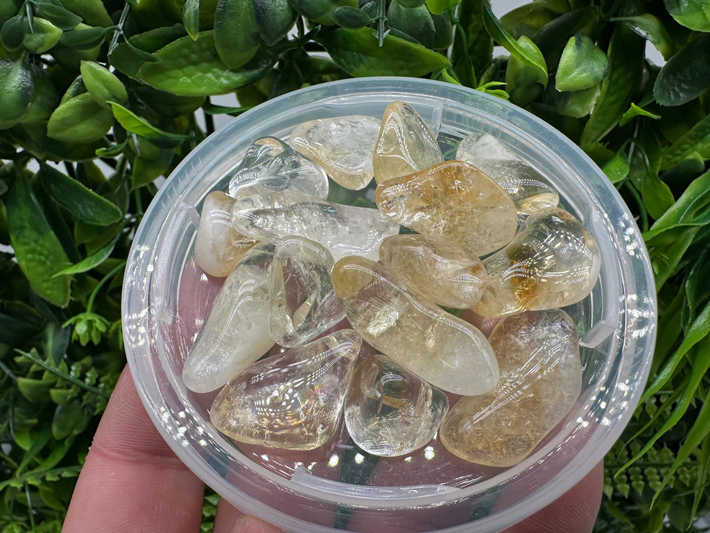 Citrine Tumbled Stone: Healing Crystal Gemstone