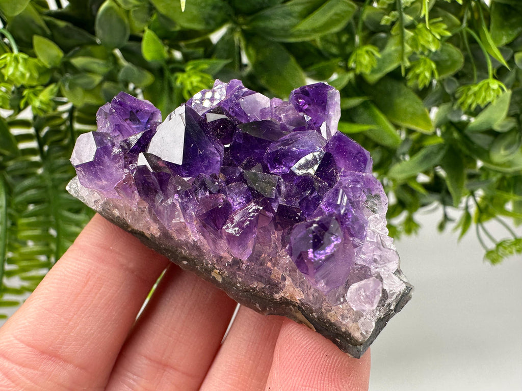 Uruguay Amethyst Crystal: Purple Quartz Home Decor, Energy Stone