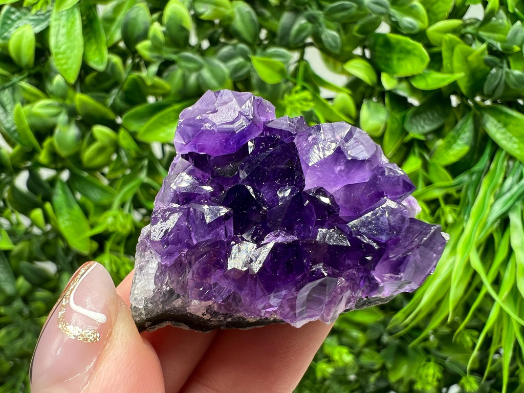 Uruguay Amethyst Crystal: Purple Quartz Home Decor, Energy Stone