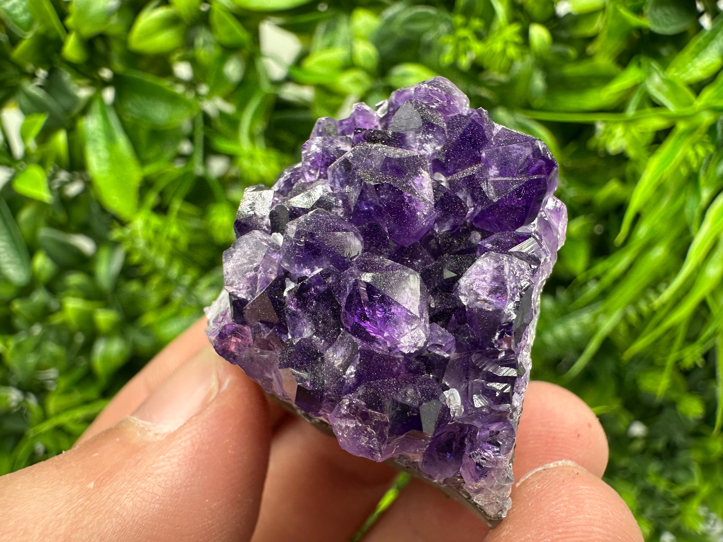 Uruguay Amethyst Cluster: Purple Quartz Crystal, Home Decor
