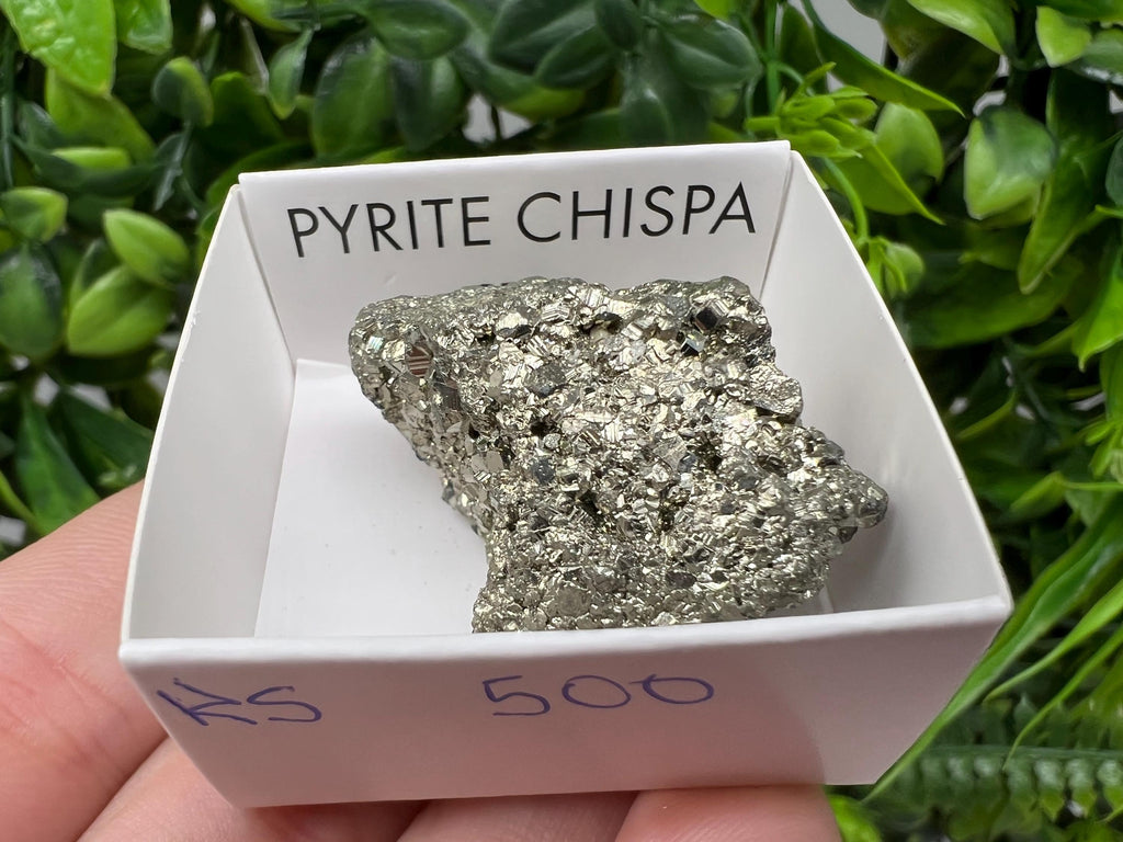 Peruvian Pyrite Cube: Natural Gold Mineral Specimen, Home Decor (3.5/3.5cm