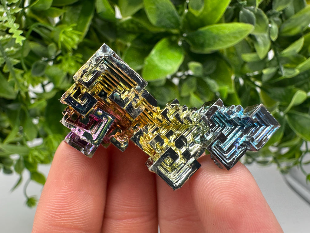 Rainbow Bismuth Crystal: Rare Gemstone Specimen,wholesale Bismuth