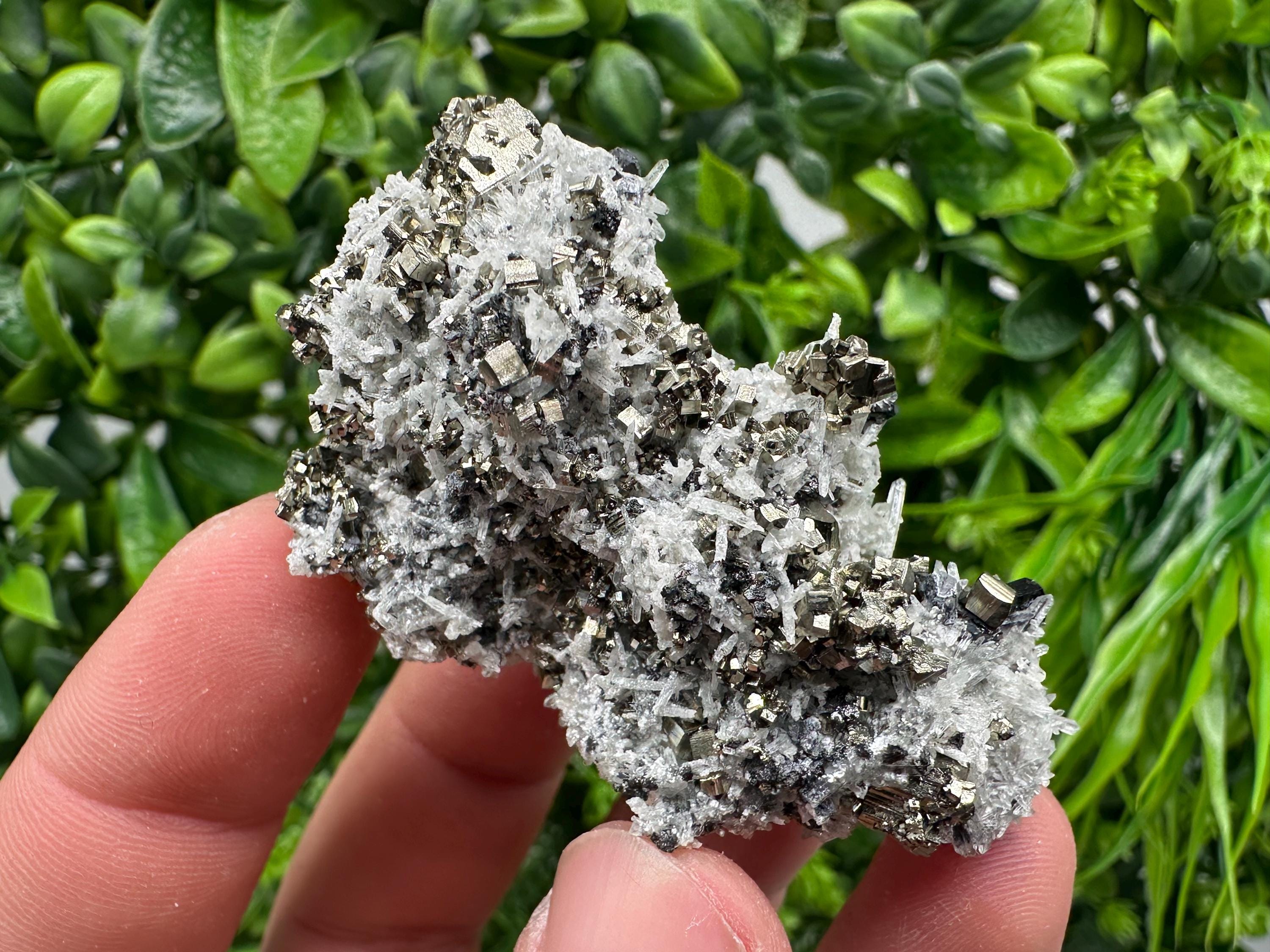 Pyrite Sphalerite Quartz Calcite Mineral Specimen, Madan Bulgaria