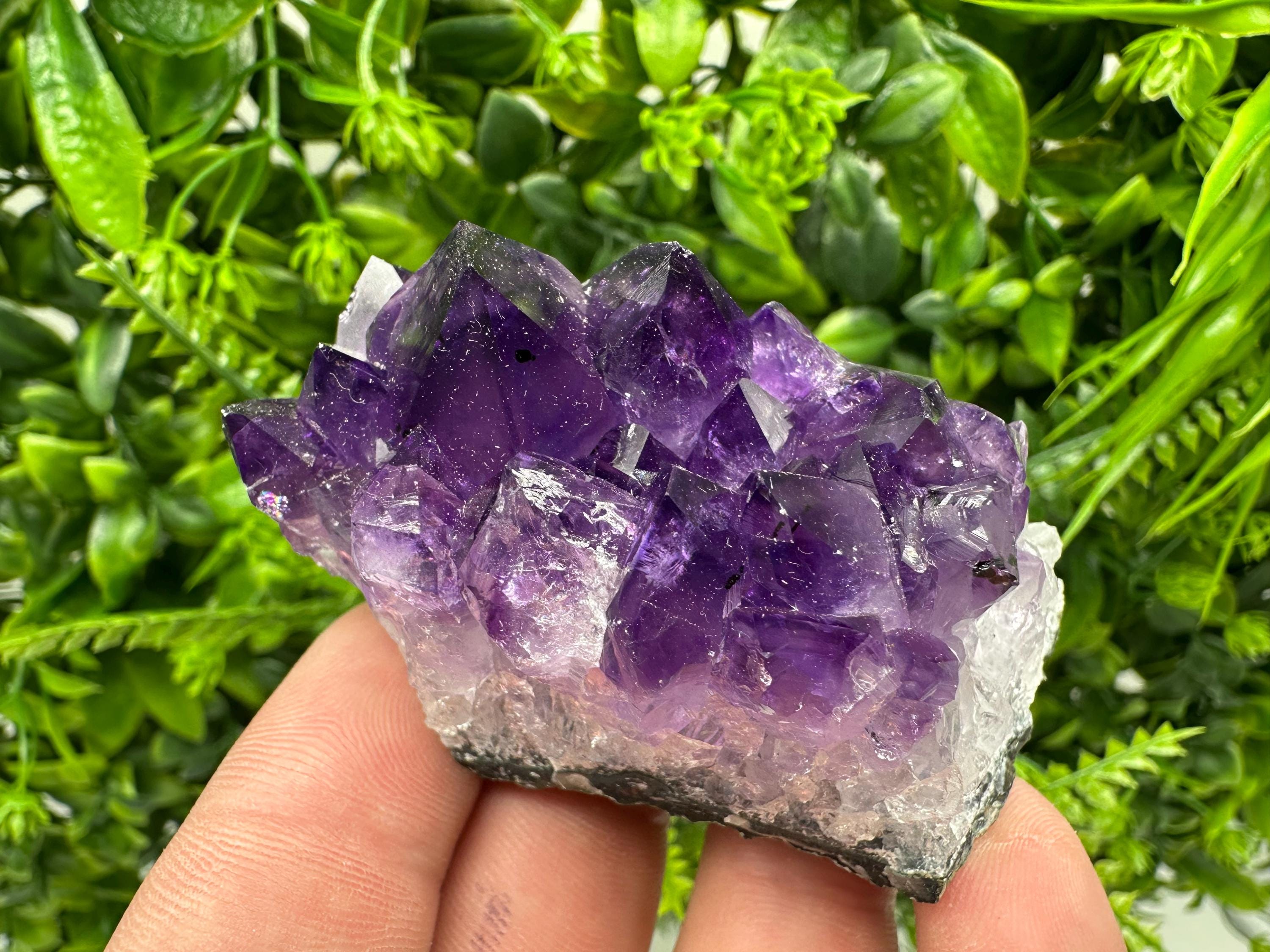 Uruguay Amethyst Cluster: Purple Quartz Crystal, Home Decor