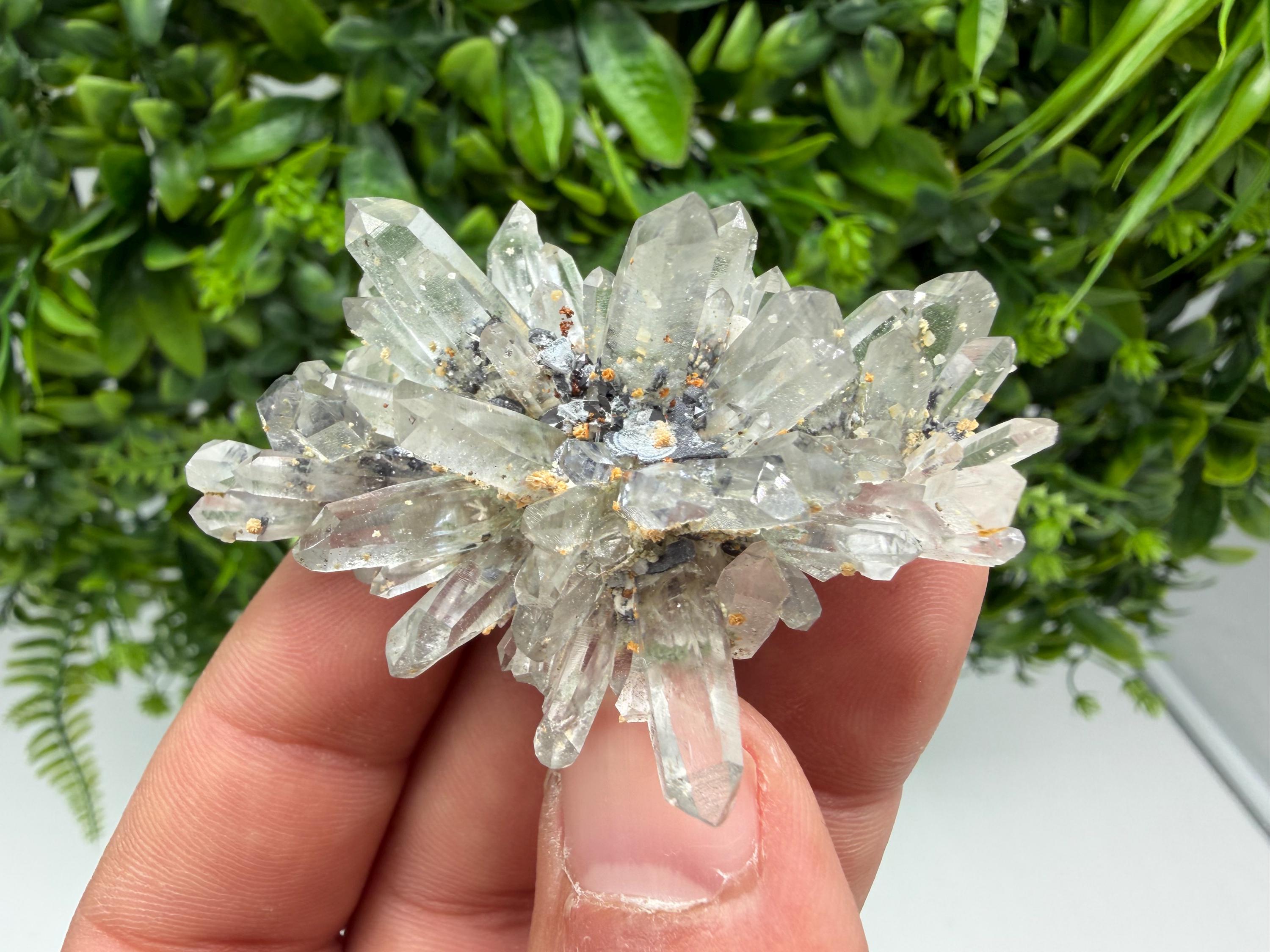 Stunning Transparent Quartz,from Borieva mine,natural collection mineral specimen rare crystal,home decor crystal,quartz cluster,Quartz,gift