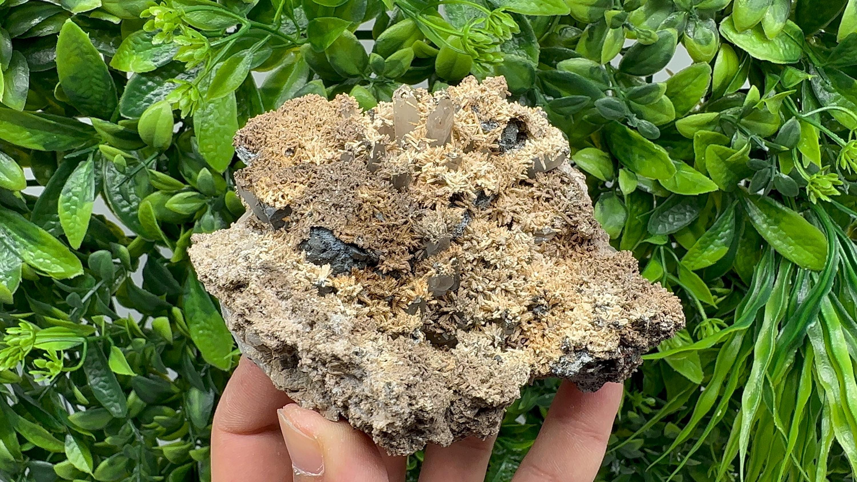 Wonderful and Rare Calcite on Matrix,from 9th September mine,Bulgaria,natural minerals souvenir,gift,home decor,collection Calcite cluster