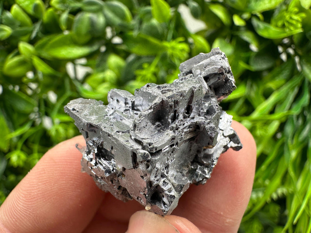 Skeletal Galena on Sphalerite Crystal Mineral Specimen