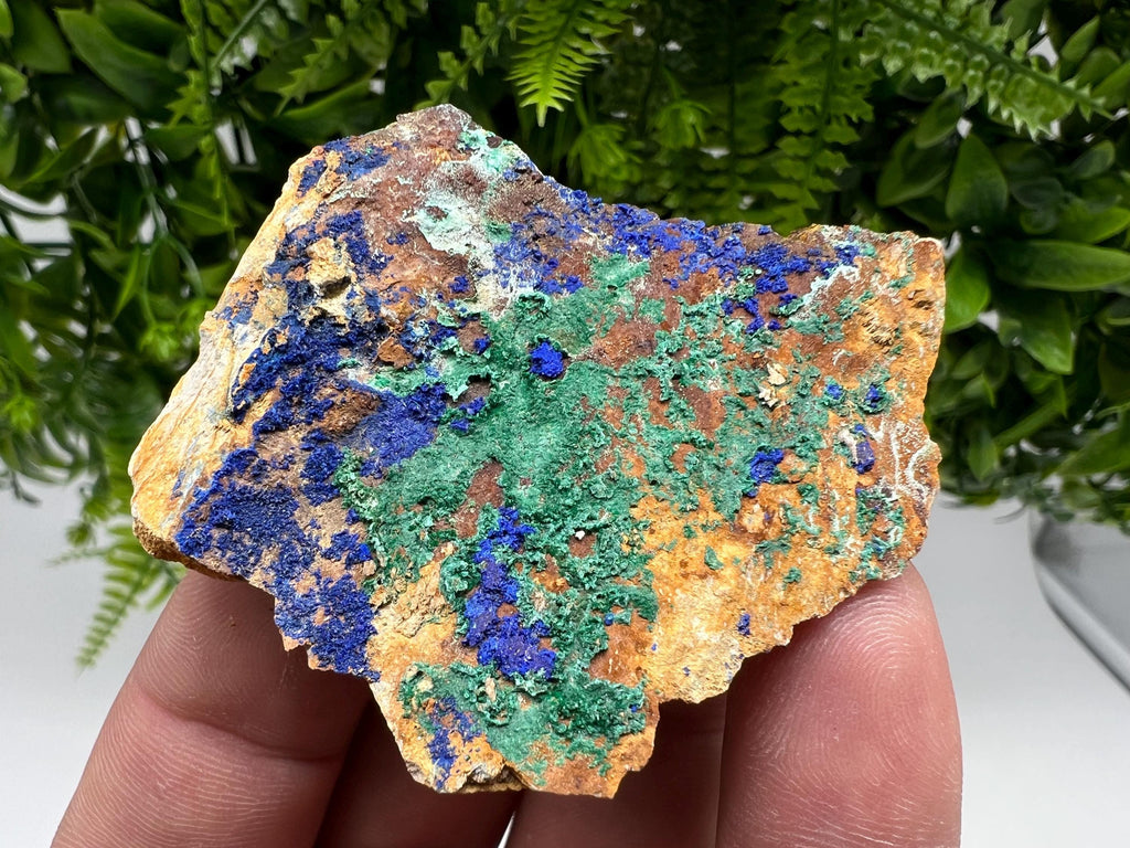 Azurite and Malachite,from Morocco,green minerals,Blue crystal,collection stone,home decor mineral,gift mineral,crystal Rare crystal mineral