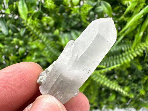 Chlorite Green Quartz Crystal with Sphalerite Inclusions
