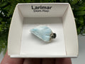 Rare Raw Larimar Specimen: Dominican Republic Crystal BOX 4/4 cm