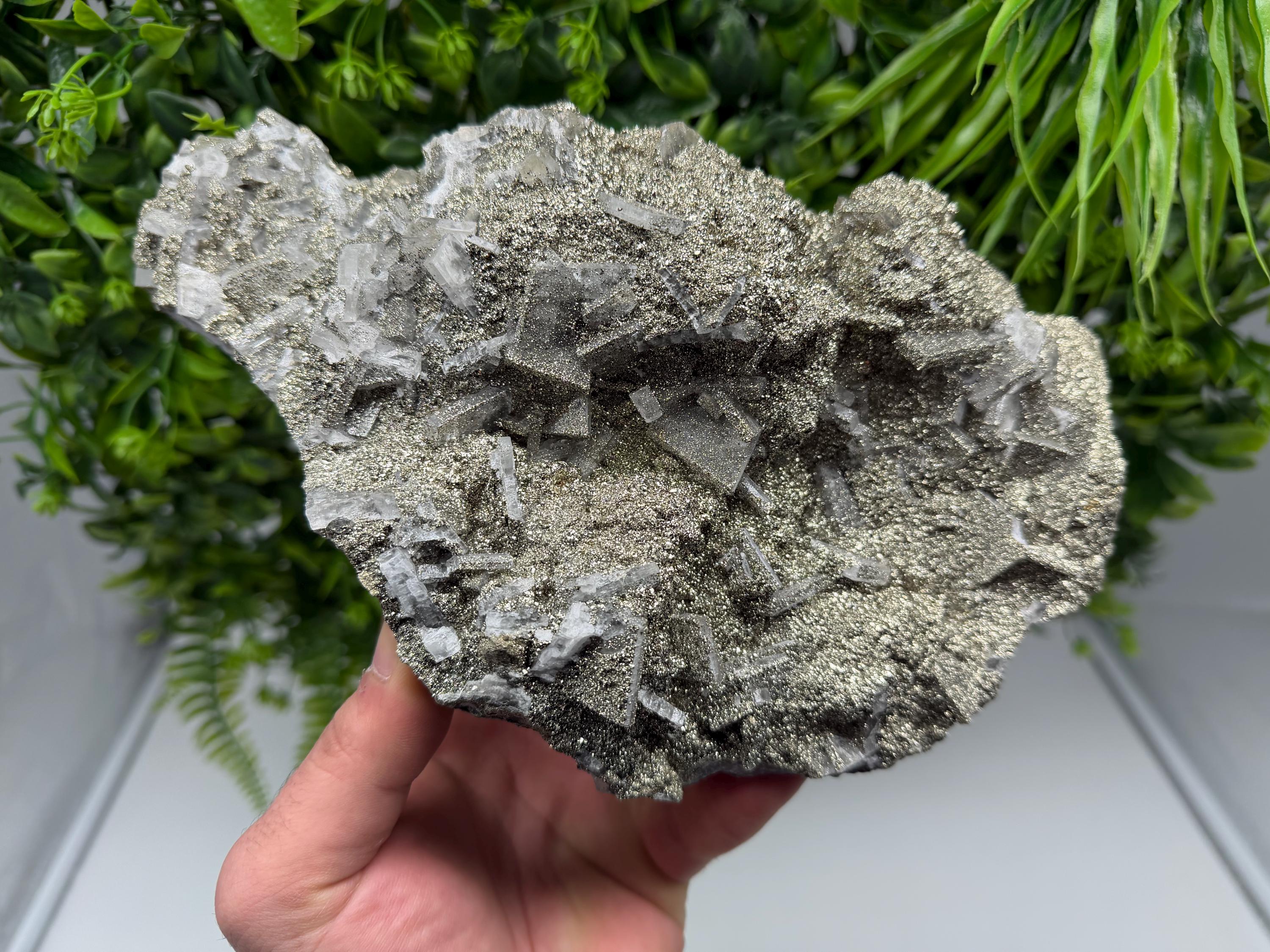 Large Barite Marcasite Chalcedony Cluster - Androvo Mine, Bulgaria