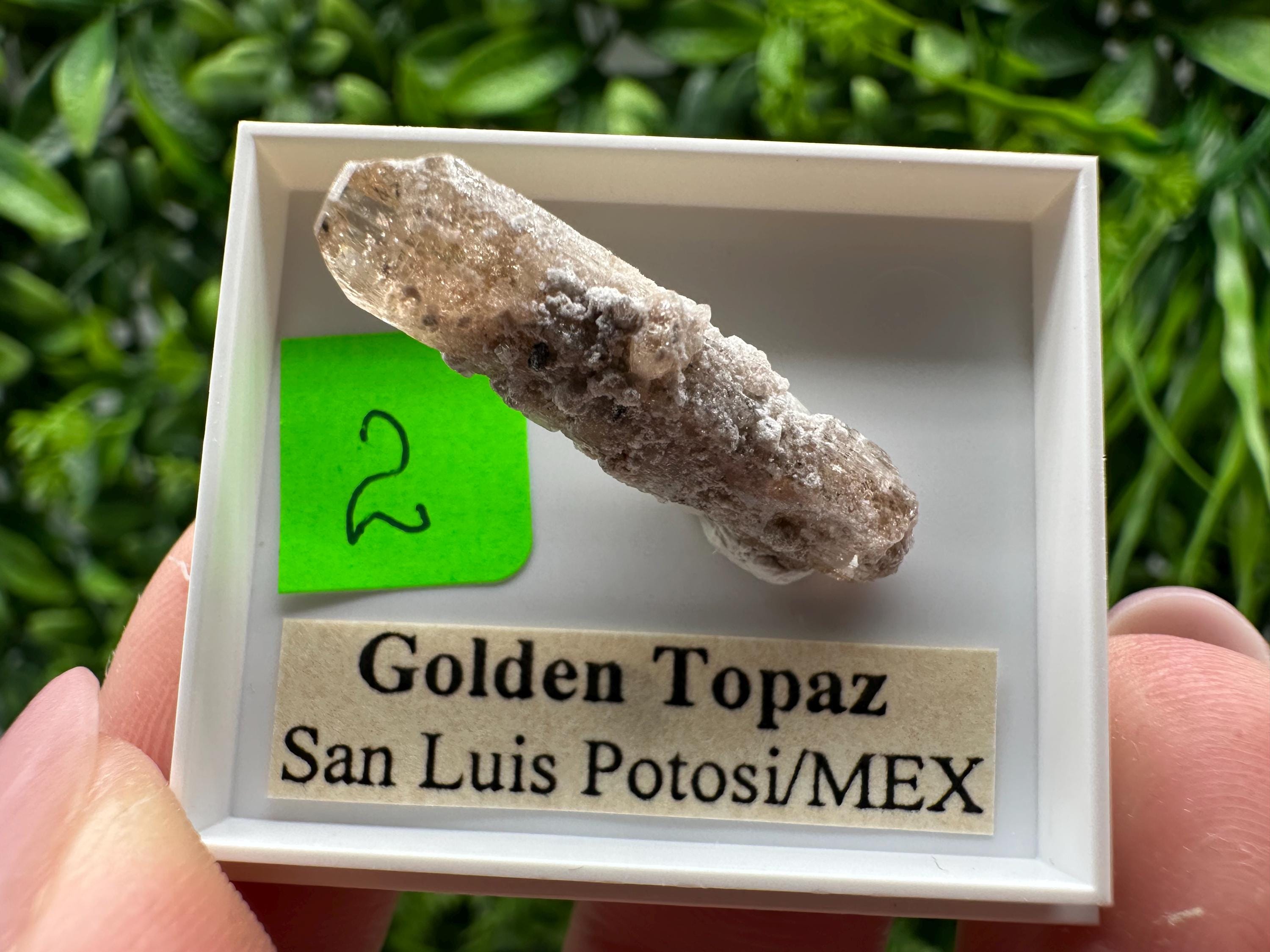 Golden Topaz Crystal, Mineral Specimen from Mexico