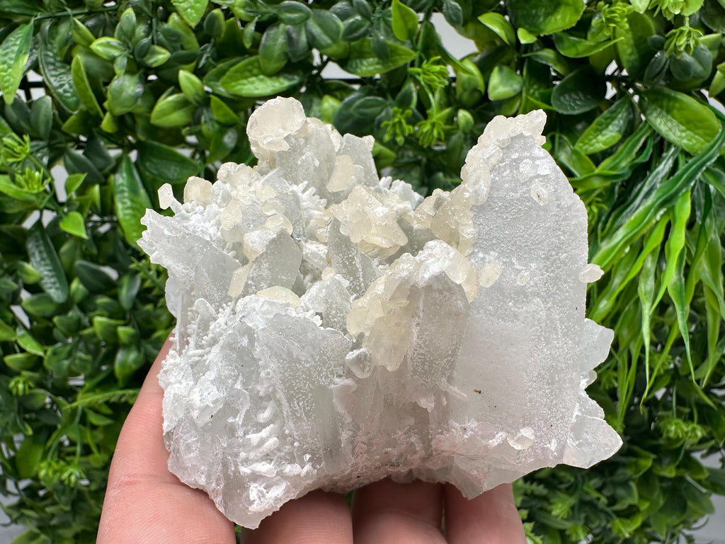 Milky Quartz Calcite Specimen, Borieva Mine Bulgaria, Home Decor Stone