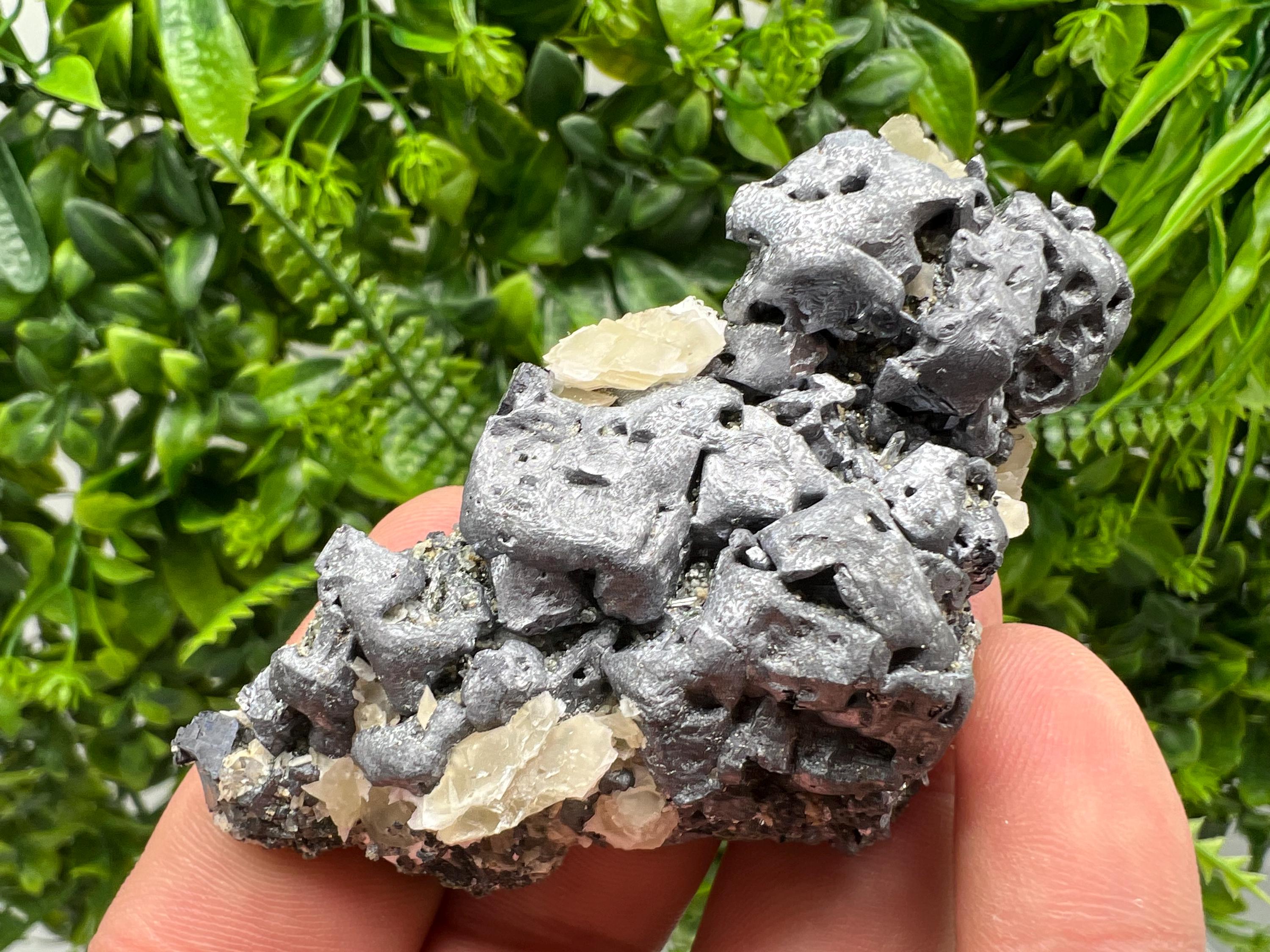 Beautiful Galena Spinel law whit Quartz,Calcite from Borieva mine,Bulgaria,natural minerals,collection crystal,gift,rock,collection stone