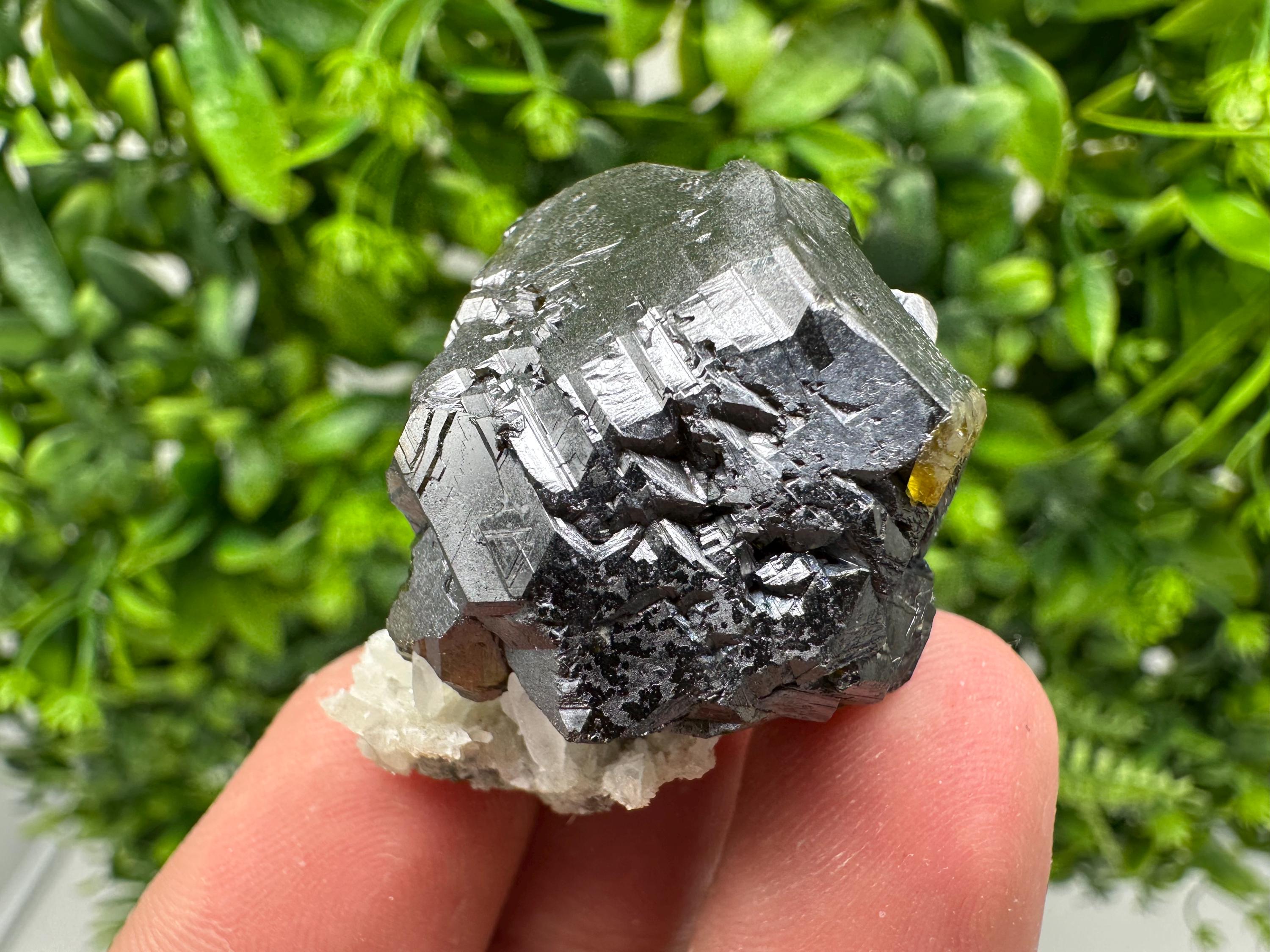 Cleiophane Sphalerite Gem, Rare Green Crystal Mineral Stone