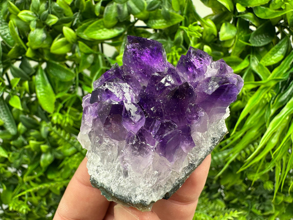 Uruguay Amethyst Cluster: Purple Quartz Crystal, Home Decor