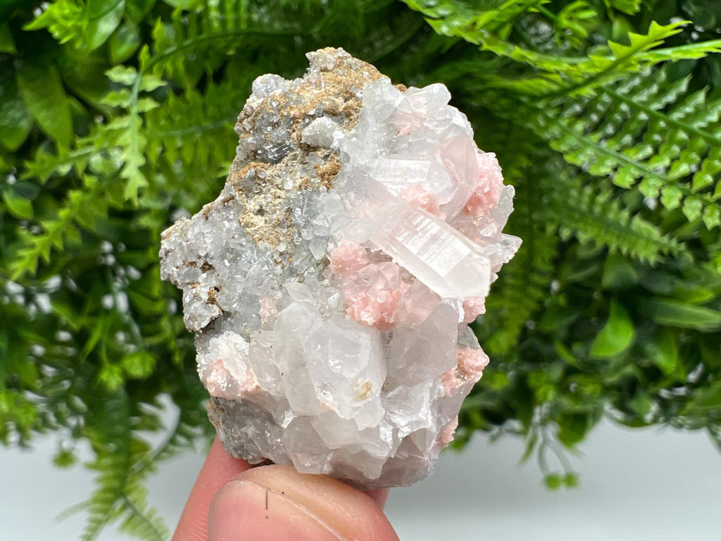 Beautiful Rhodochrosite perfect pink colour Starnica Mine Davidcovo Bulgaria natural minerals souvenir crystal gift home decor stone gift