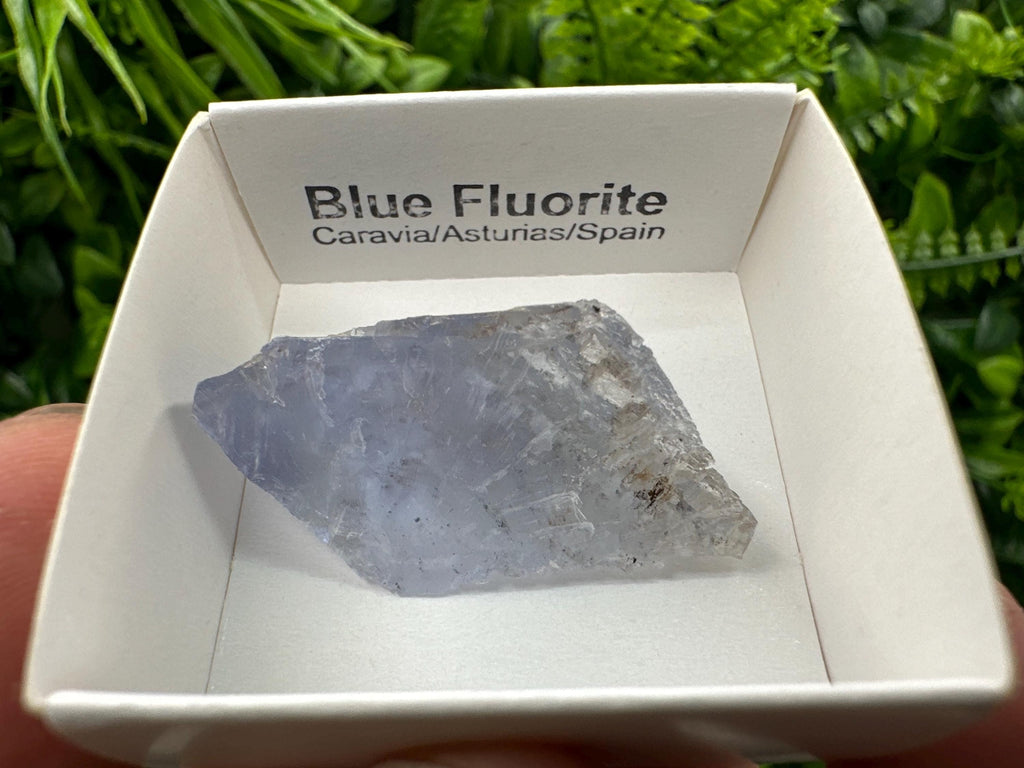 Blue Fluorite Mineral Specimen from Spain, Crystal Collection (4/2 cm)