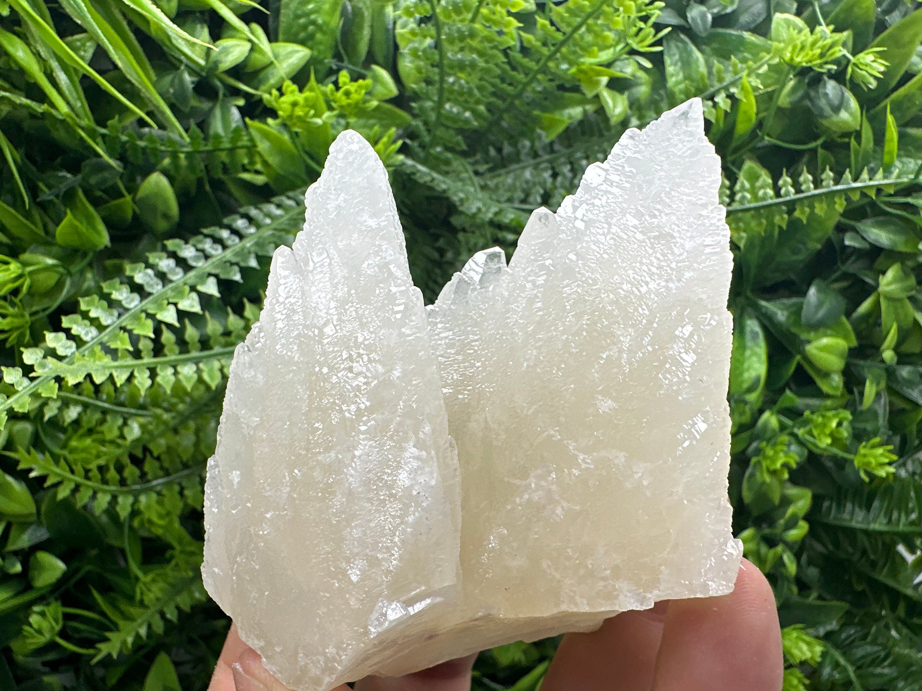 Rare UV Calcite Cluster, Djurcovo Mine, Bulgaria, Mineral Specimen