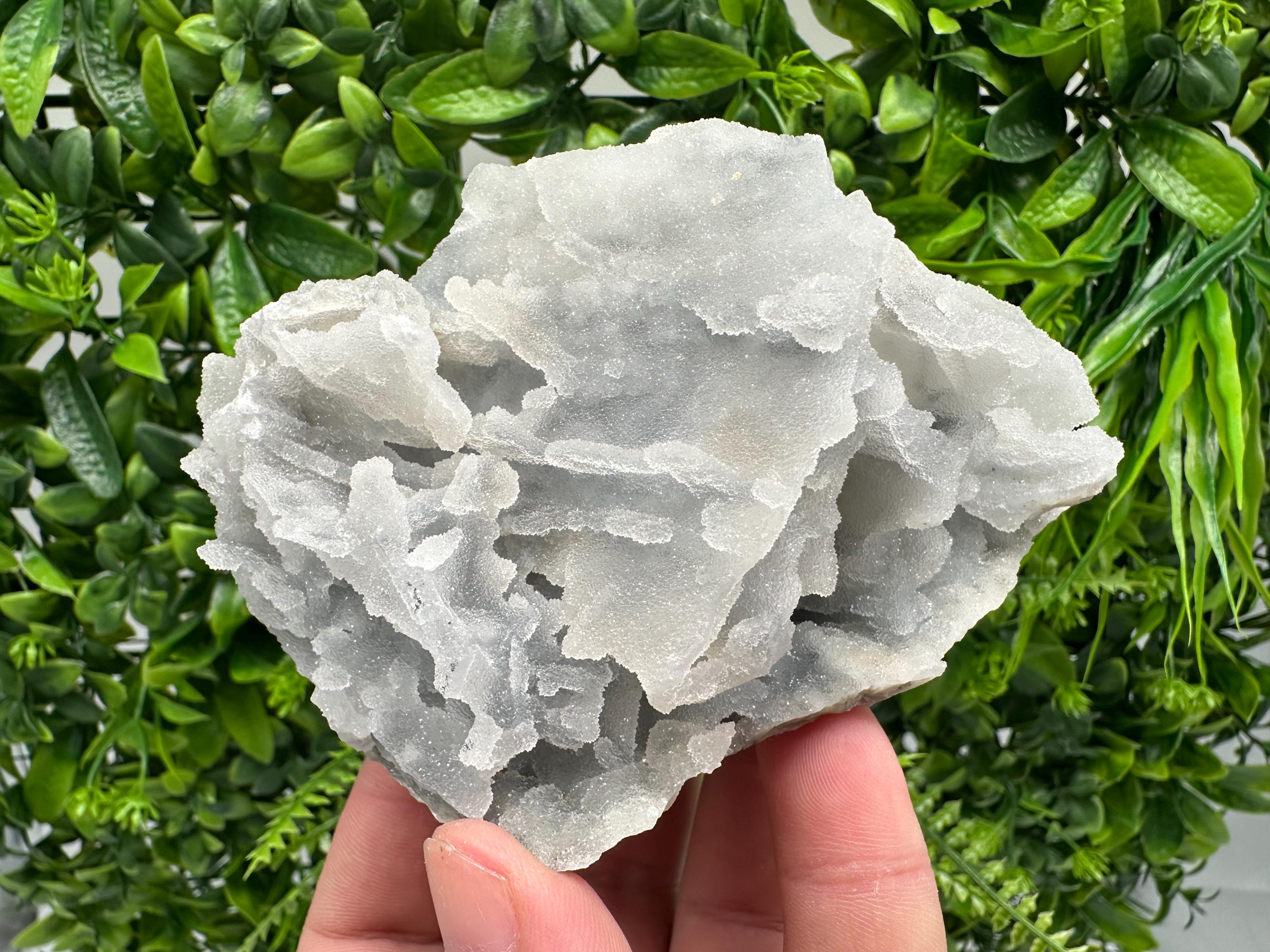 Blue Chalcedony Quartz with Chlorite Inclusions, Krushev Dol Mine