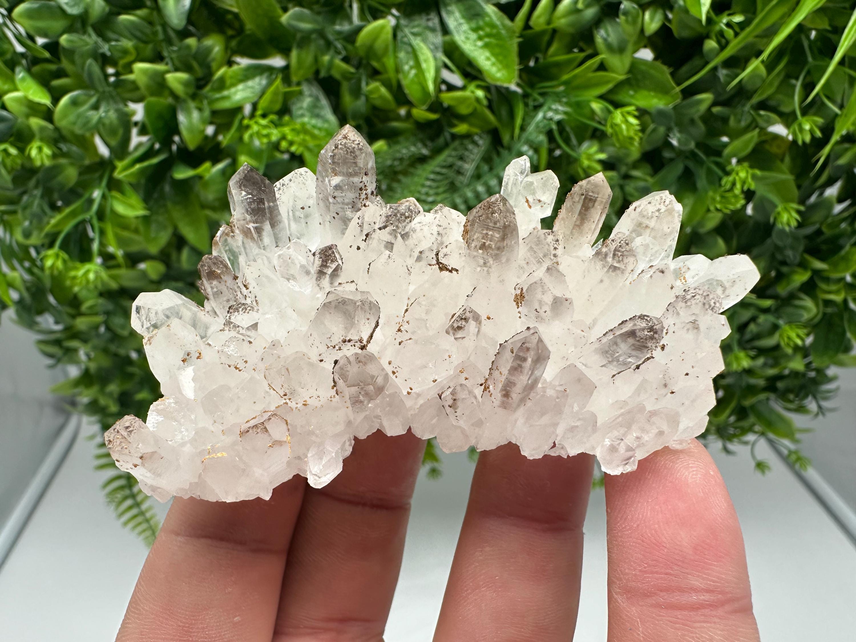 Transparent Quartz whit Siderite 9th September mine Bulgaria natural minerals souvenir crystal stone gift minerals collection rock