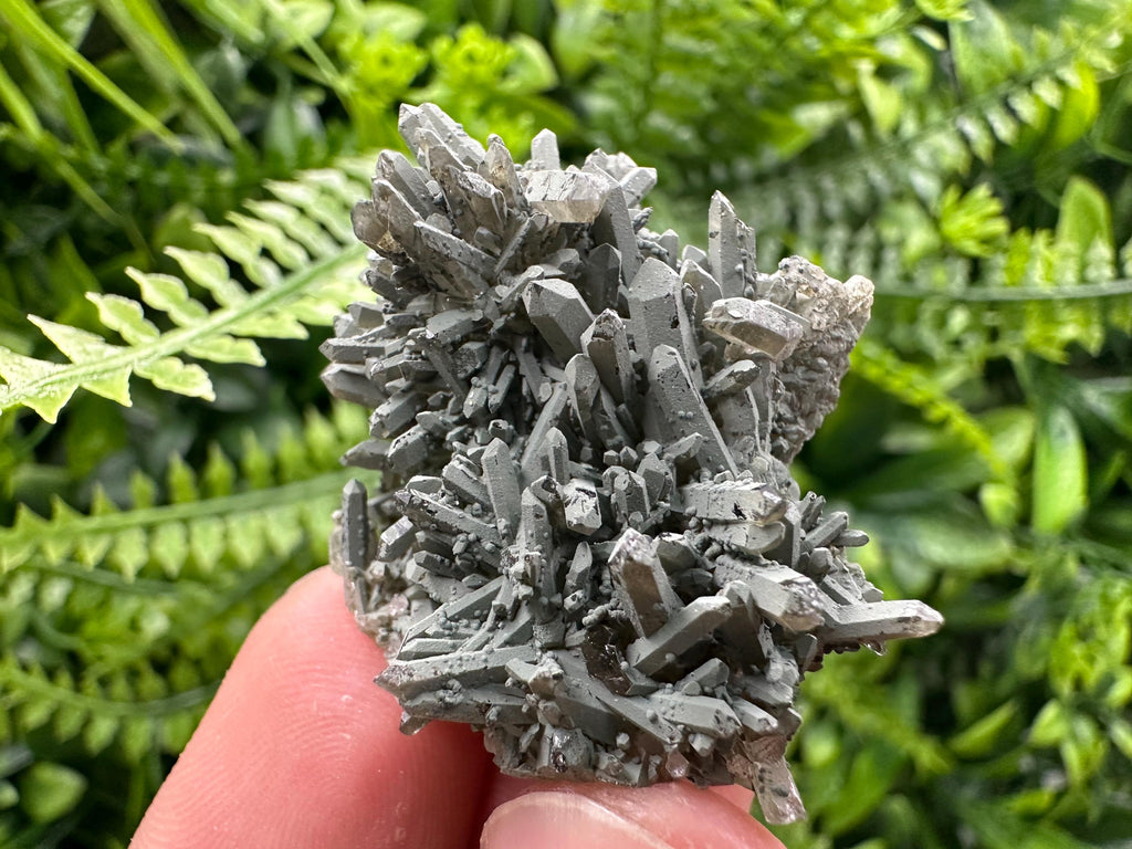 Chlorite Quartz Cluster, Rare Mineral Specimen, Bulgaria