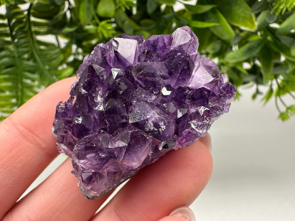 Uruguay Amethyst Crystal: Purple Quartz Home Decor, Energy Stone