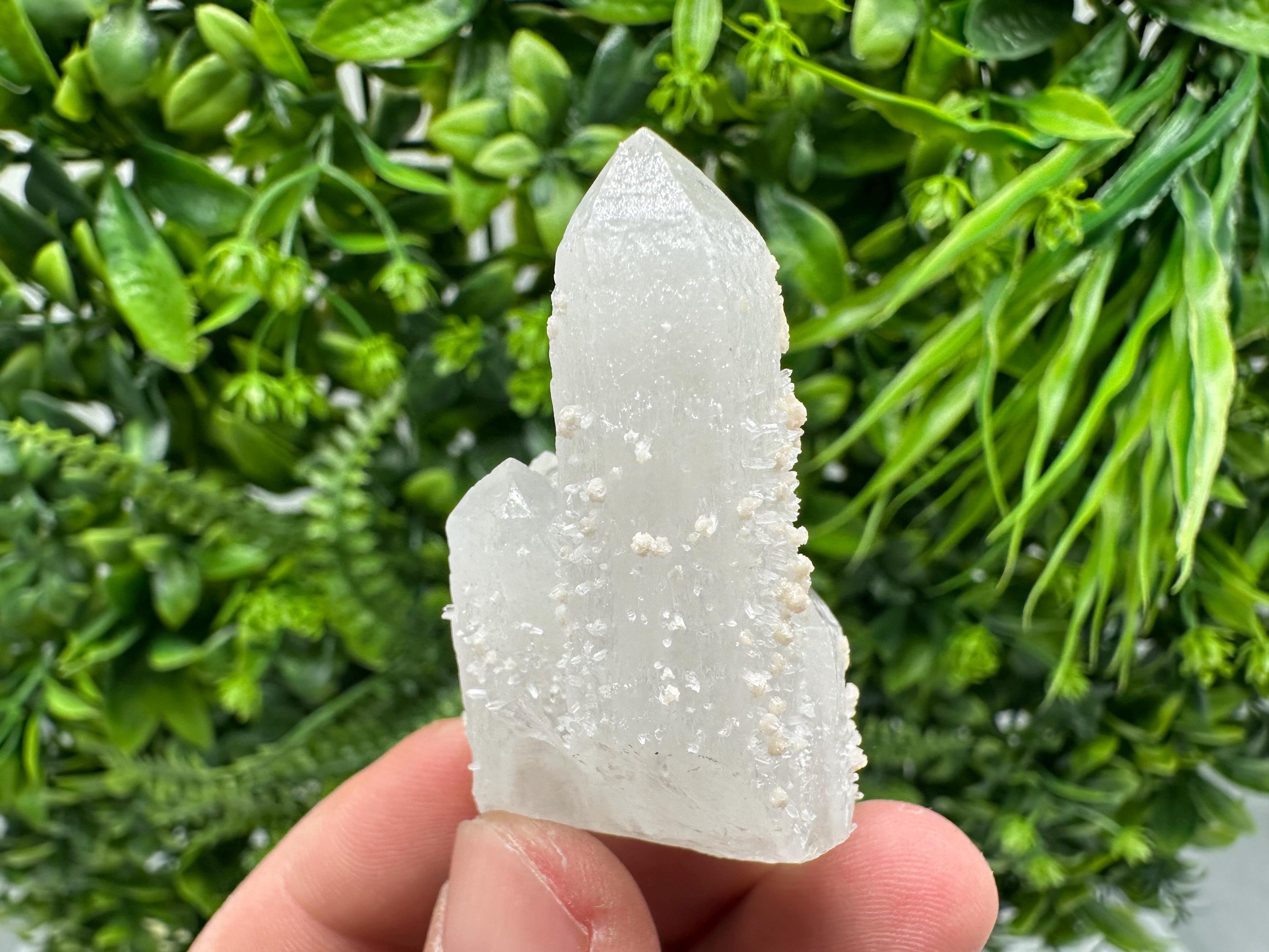 Calcite on Quartz,Pyrite Mineral Specimen Krushev dol  Mine, Bulgaria