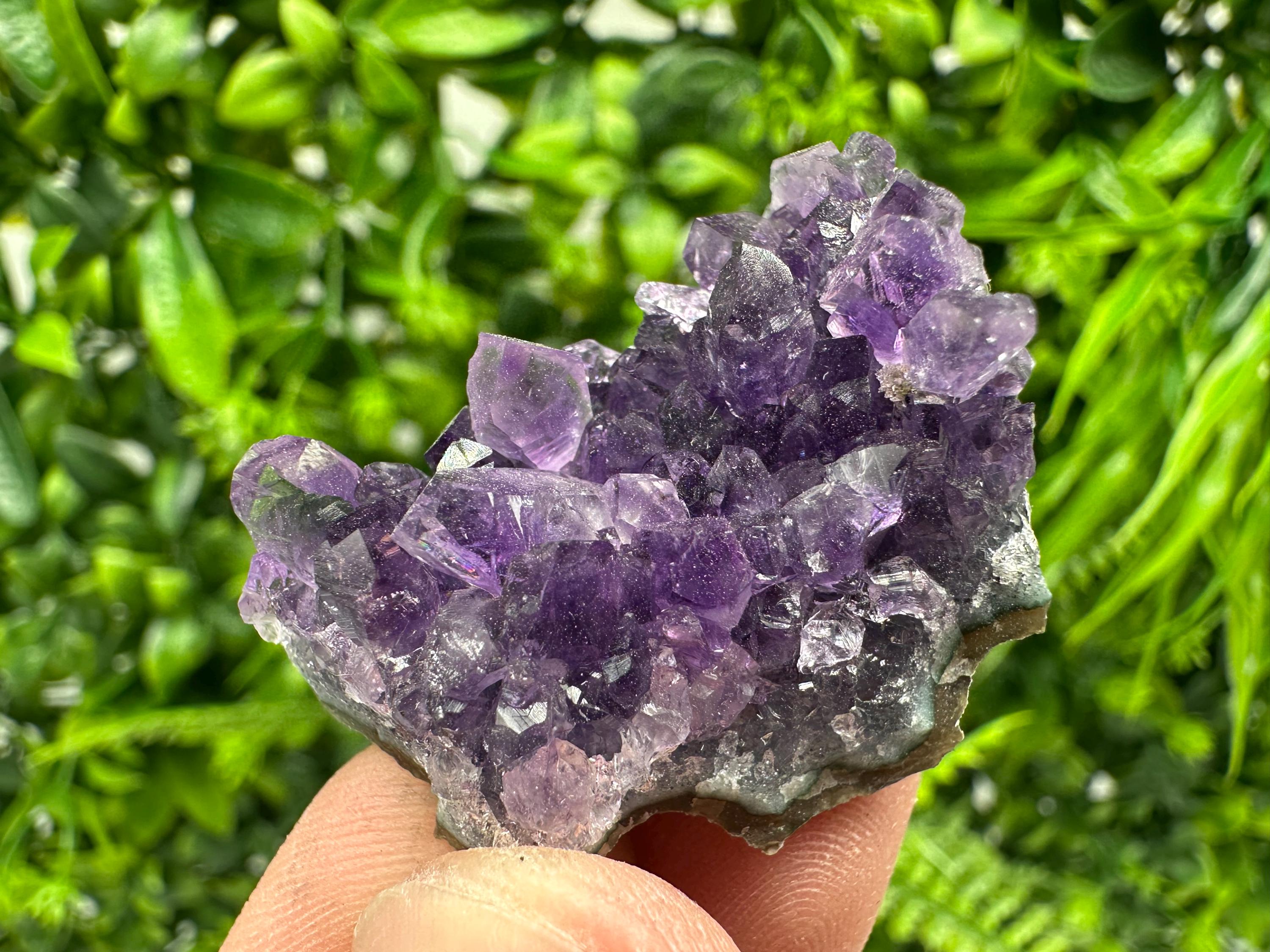 Uruguay Amethyst Crystal: Purple Quartz Cluster, Home Decor