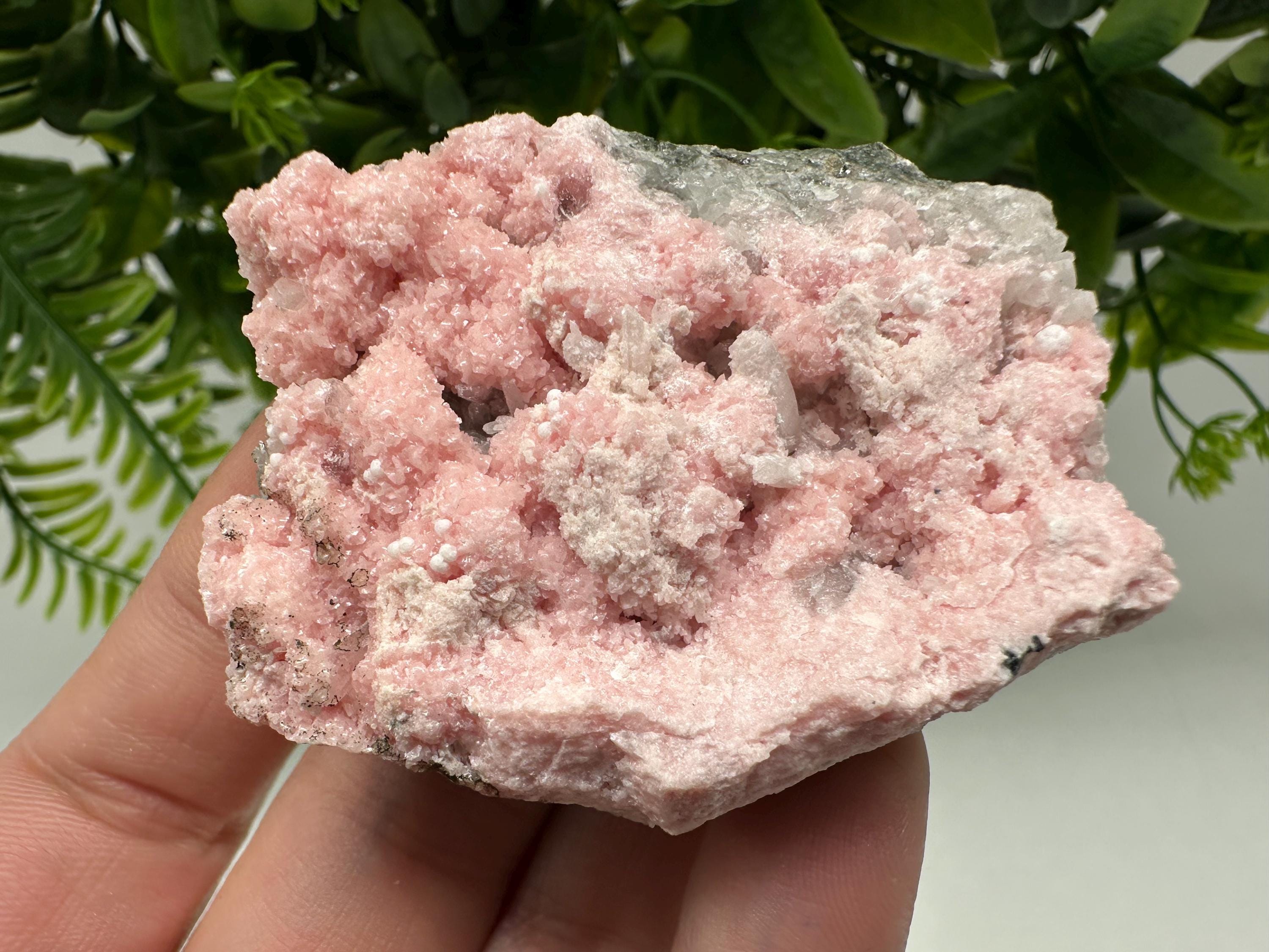 Pink Rhodochrosite Crystal: Starnica Mine, Bulgaria, Home Decor