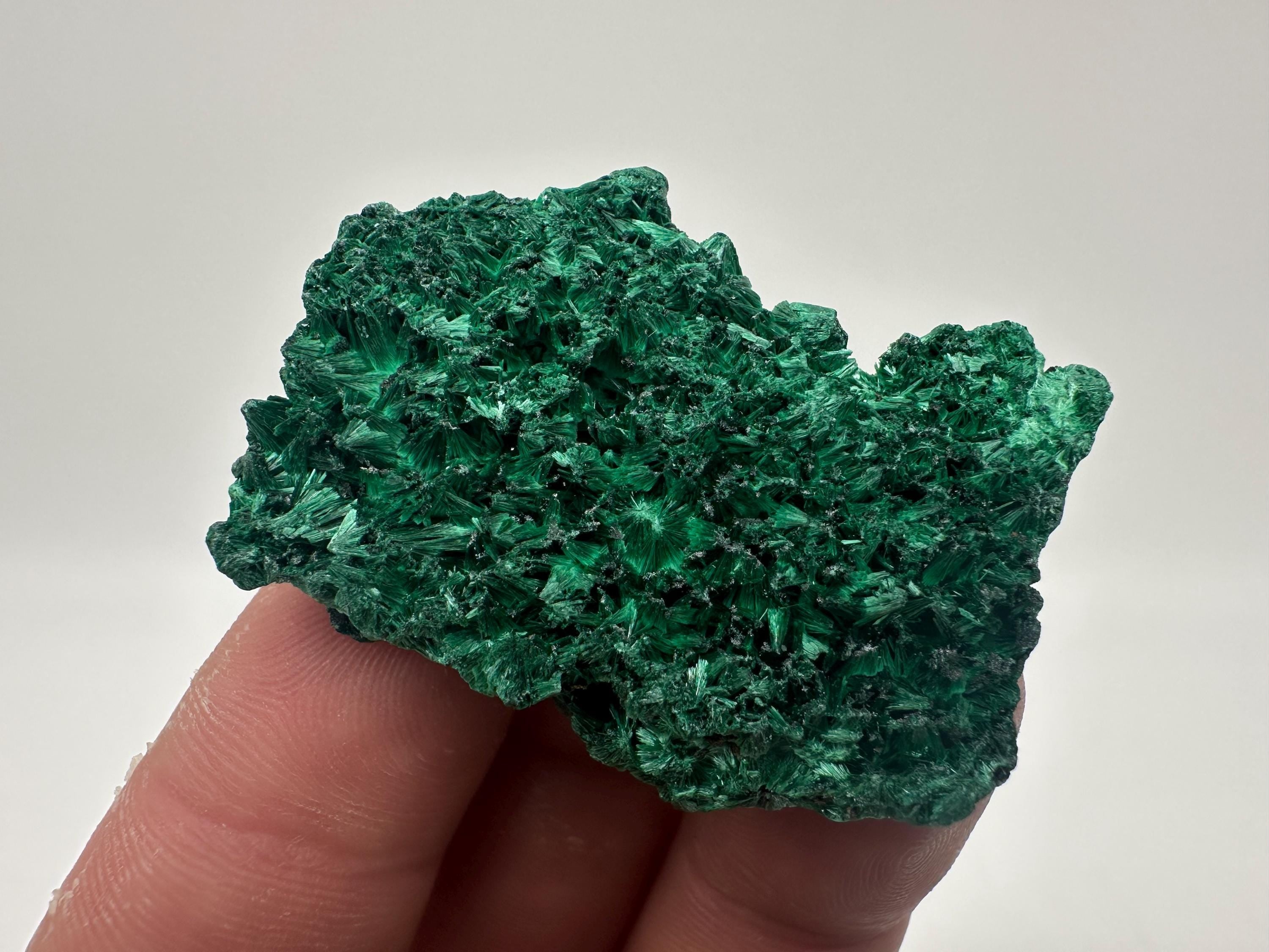Green Malachite Crystal Specimen from Congo