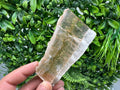 Golden Phantom Selenite Slab: Utah Raw Crystal Wand (2.2/6cm