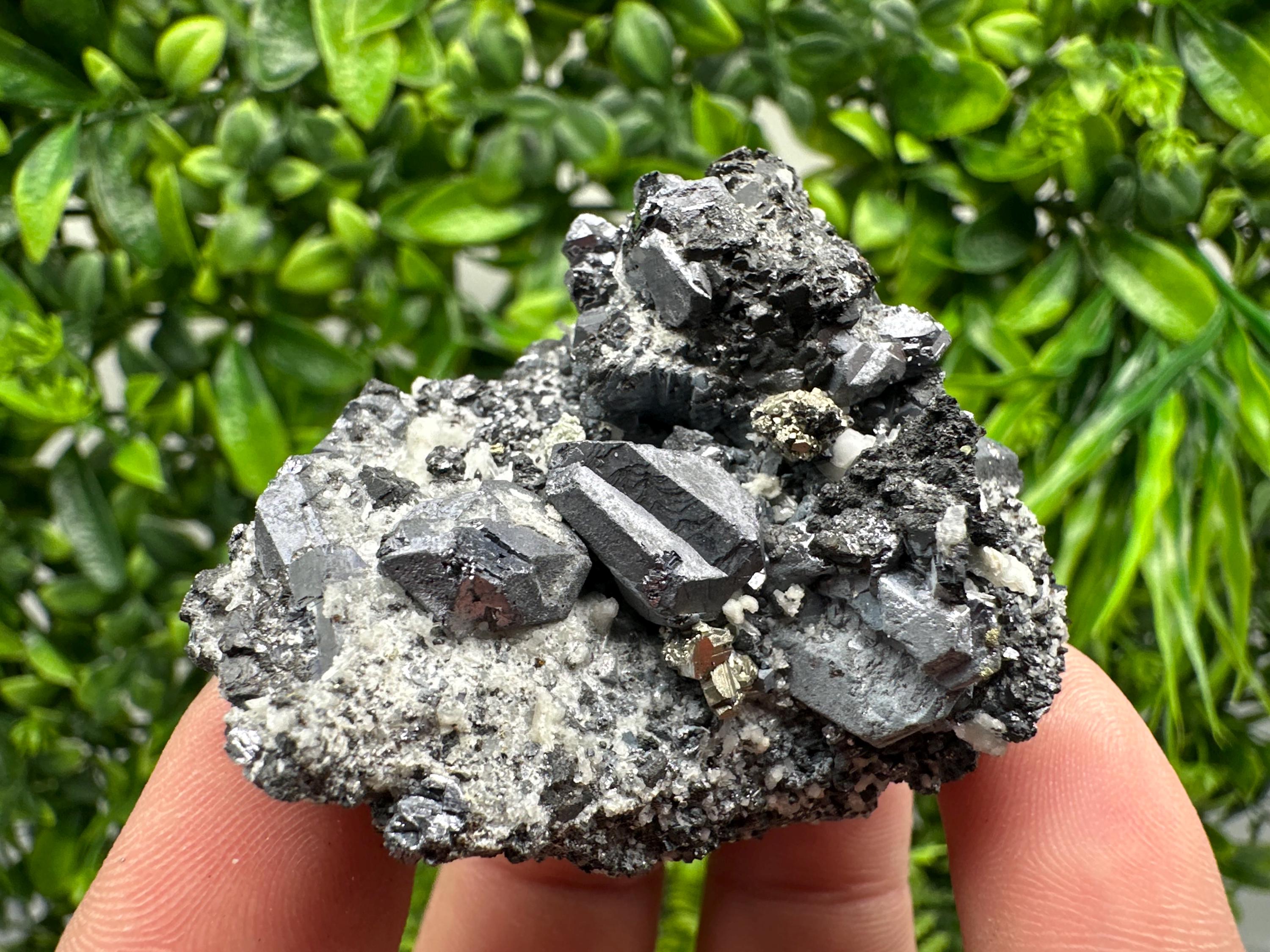 Stunning Shpinel Galena on Sphalerite from Borieva mine,Madan,Bulgaria,Natural,collectible mineral specimen,home decor,collectible’s crystal